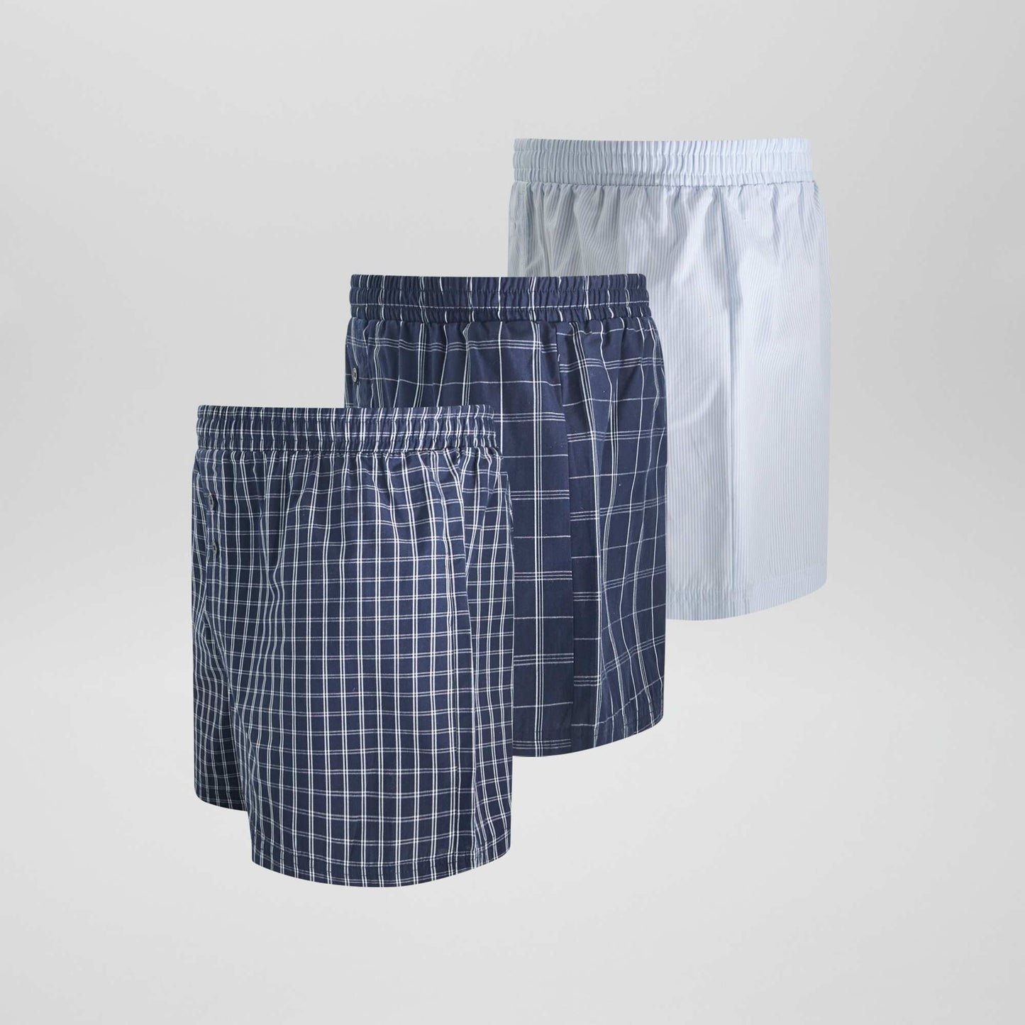 3 caleçons Bleu