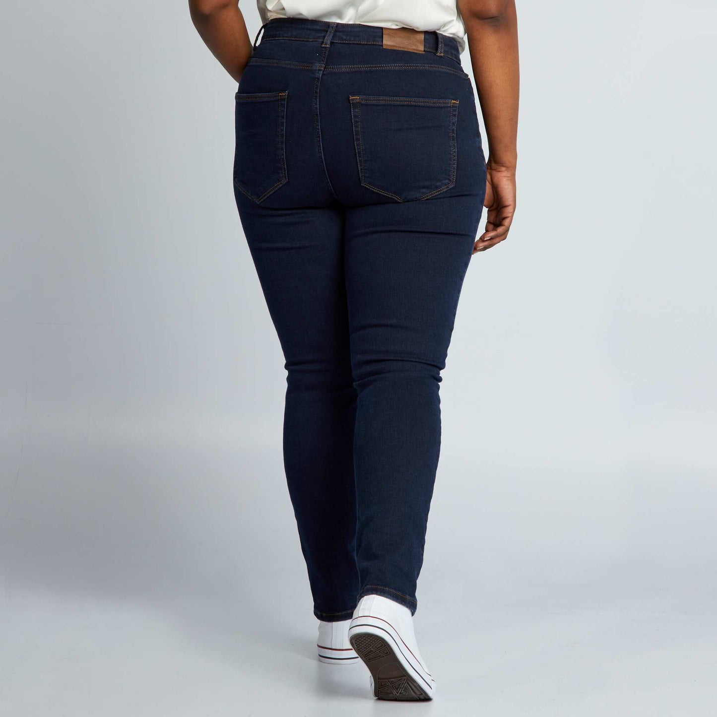 Pantalon skinny stretch - 5 poches - L30 Brut