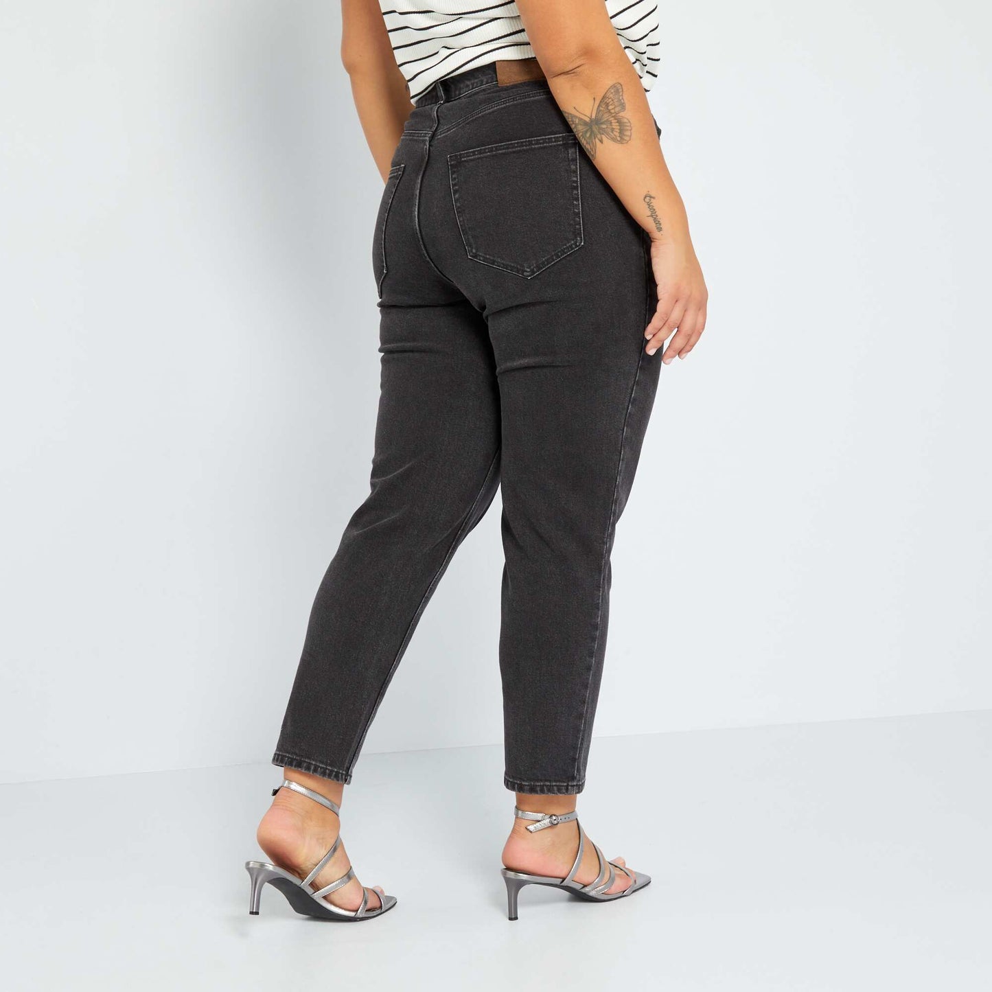 Jean mom fit - L30 Noir