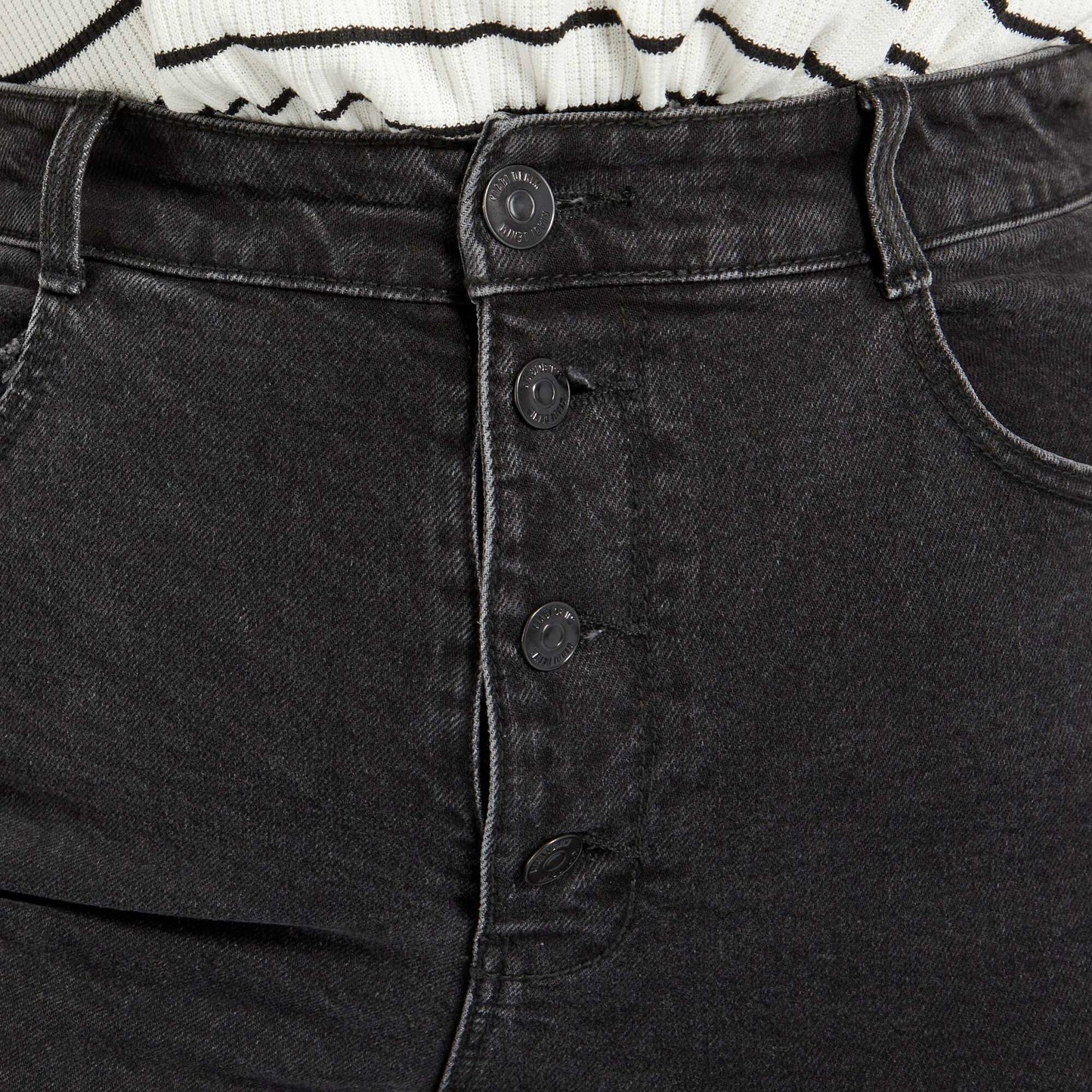 Jean mom fit - L30 Noir