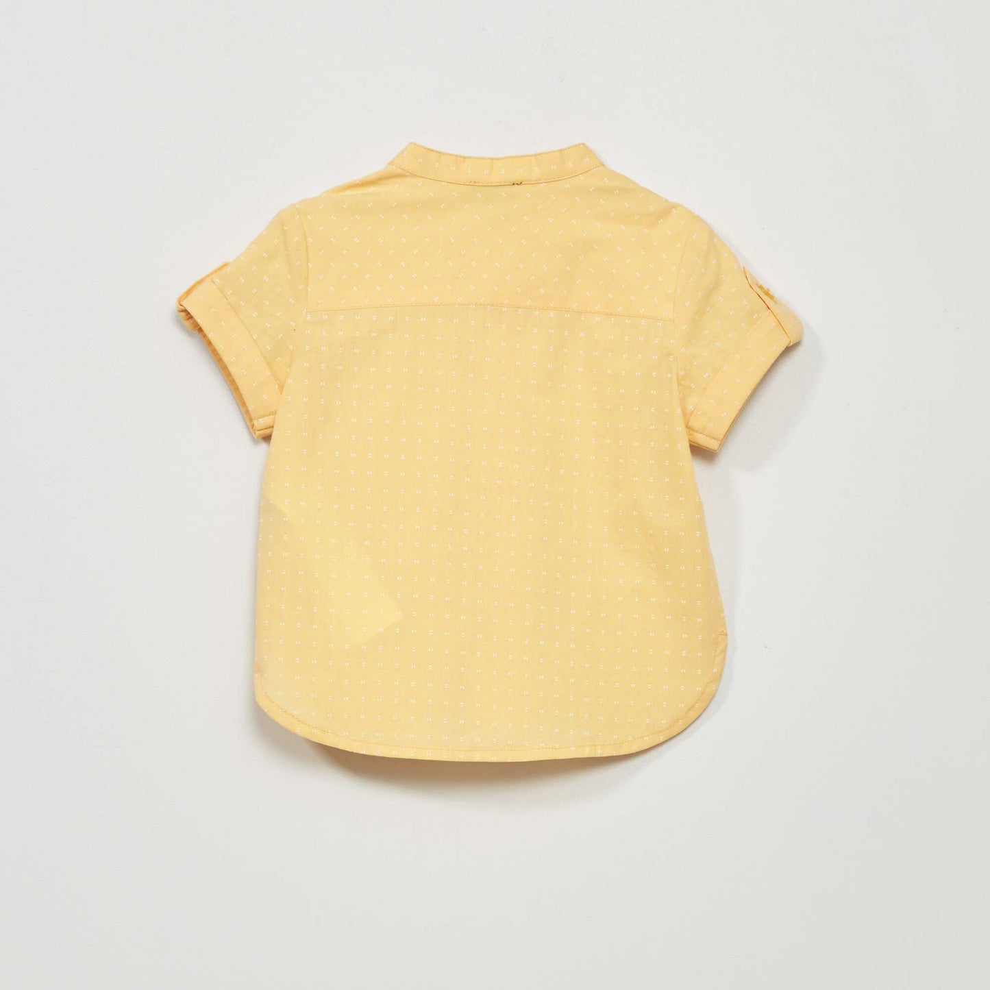 Chemise à manches courtes Jaune