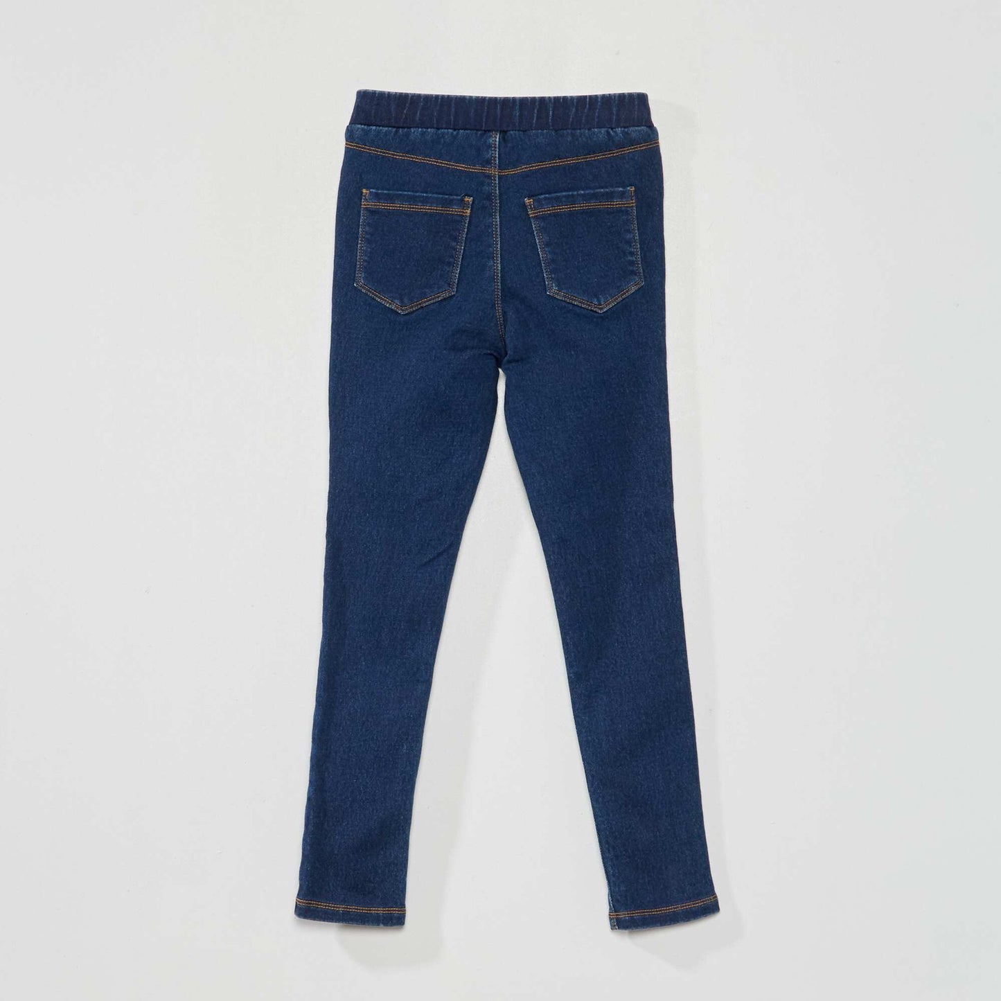 Jegging avec taille élastiquée Bleu brut