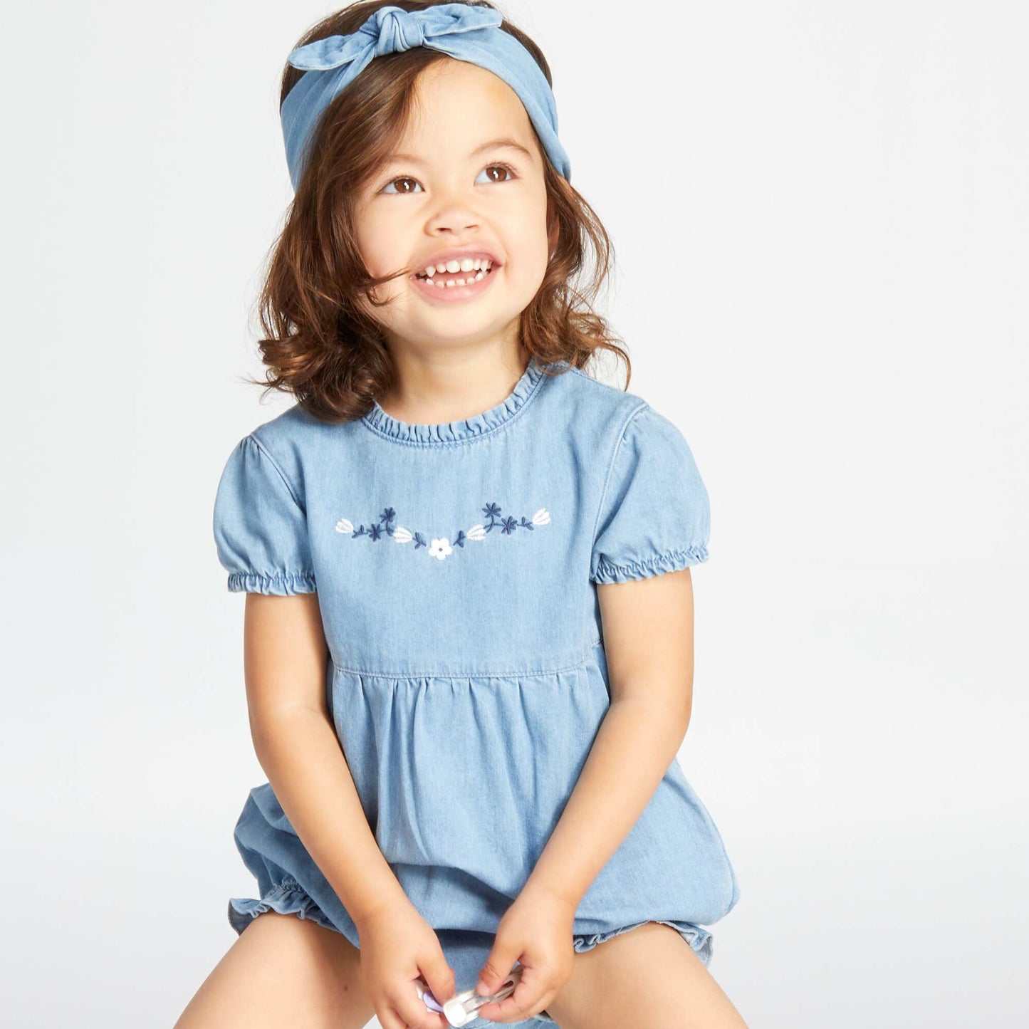 Ensemble barboteuse avec accessoires Bleu