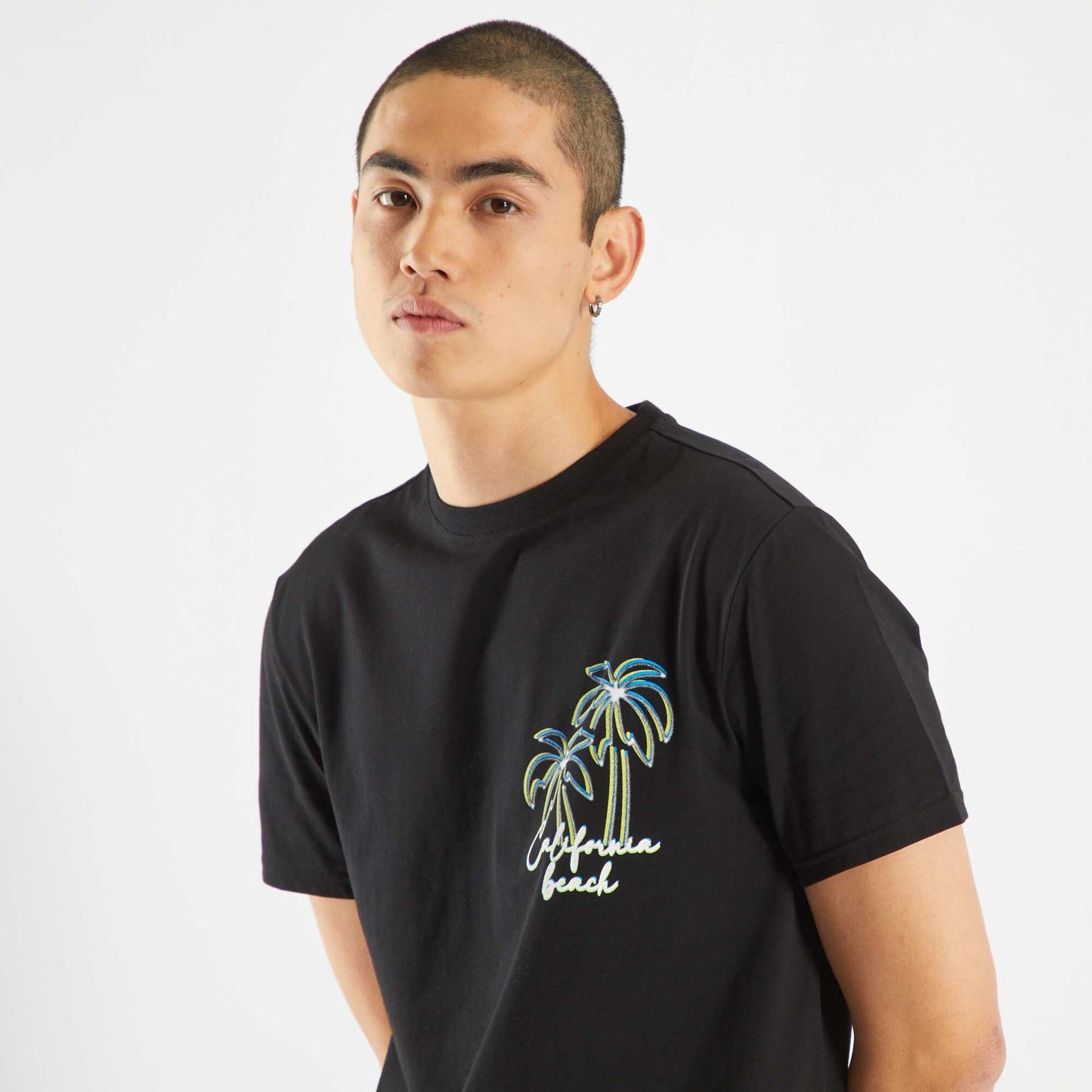 T-shirt à manches courtes noir