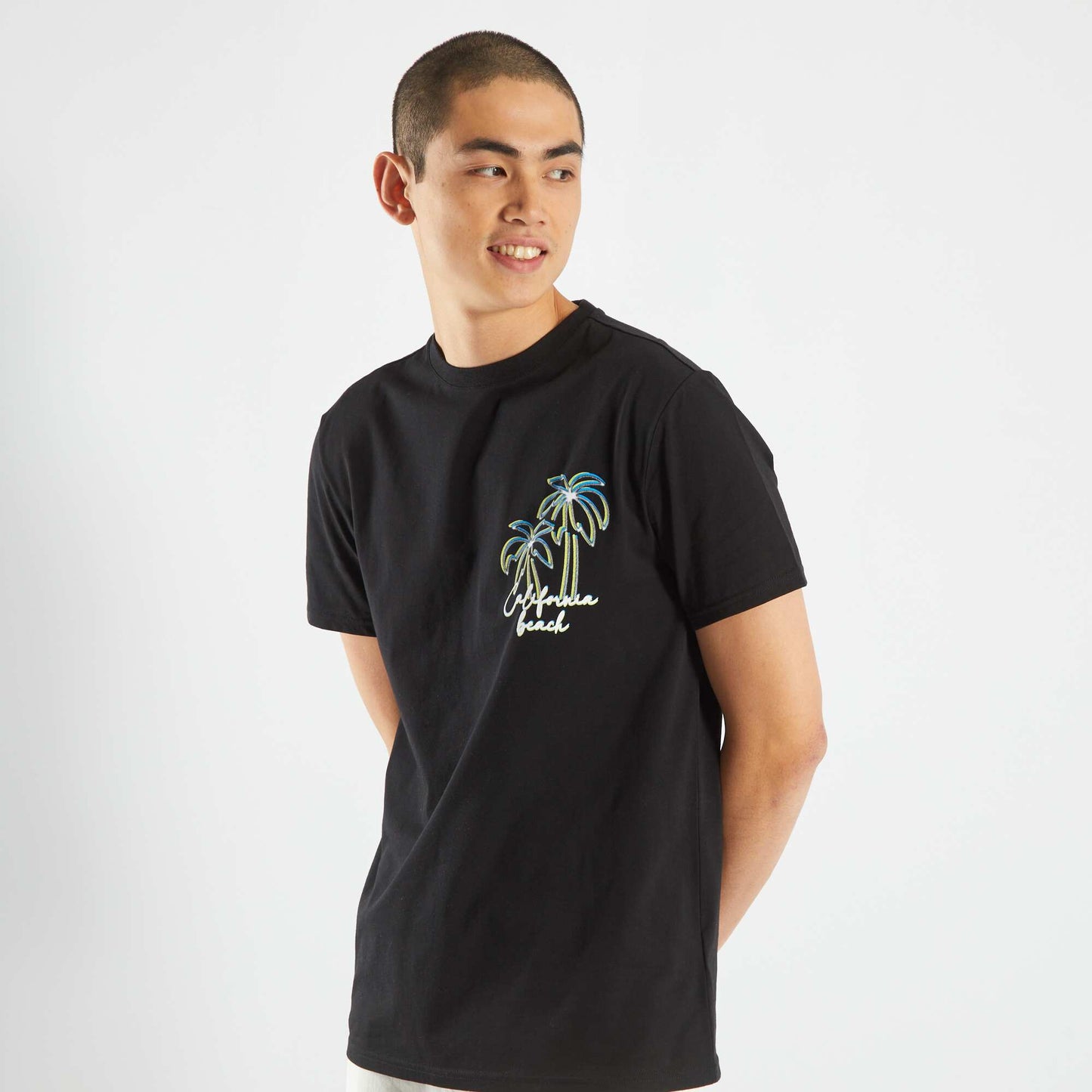 T-shirt à manches courtes noir