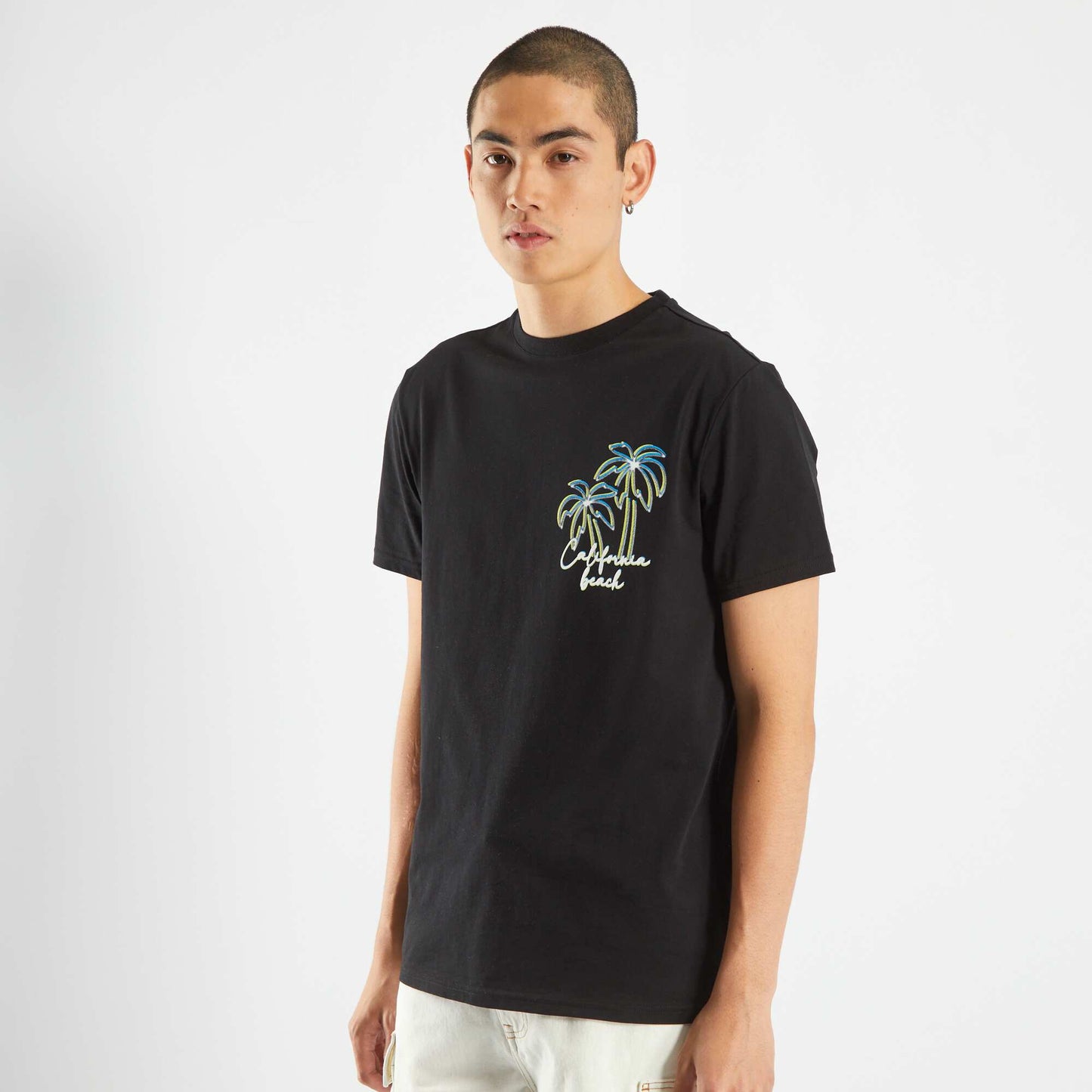 T-shirt à manches courtes noir
