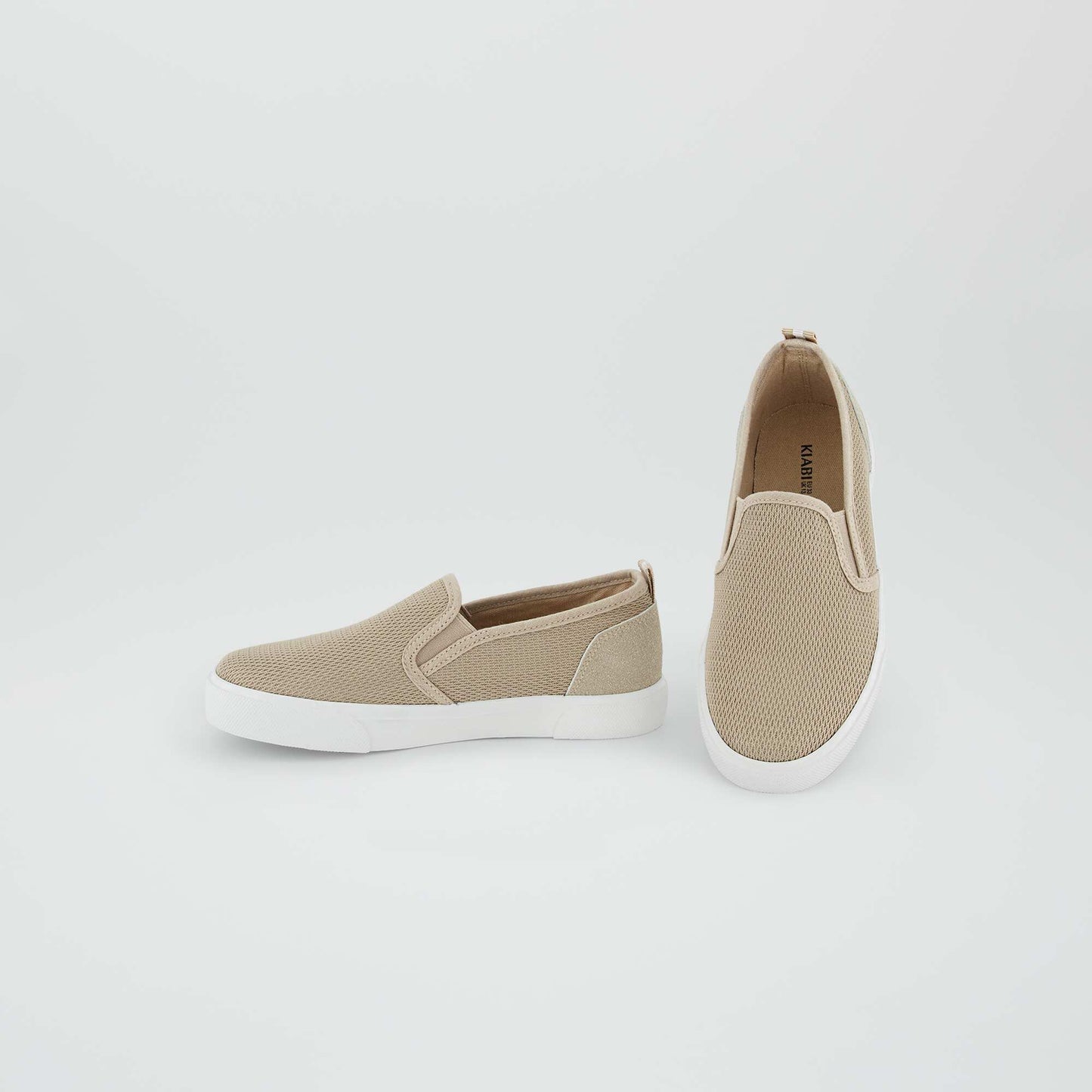 Baskets slip-on Beige