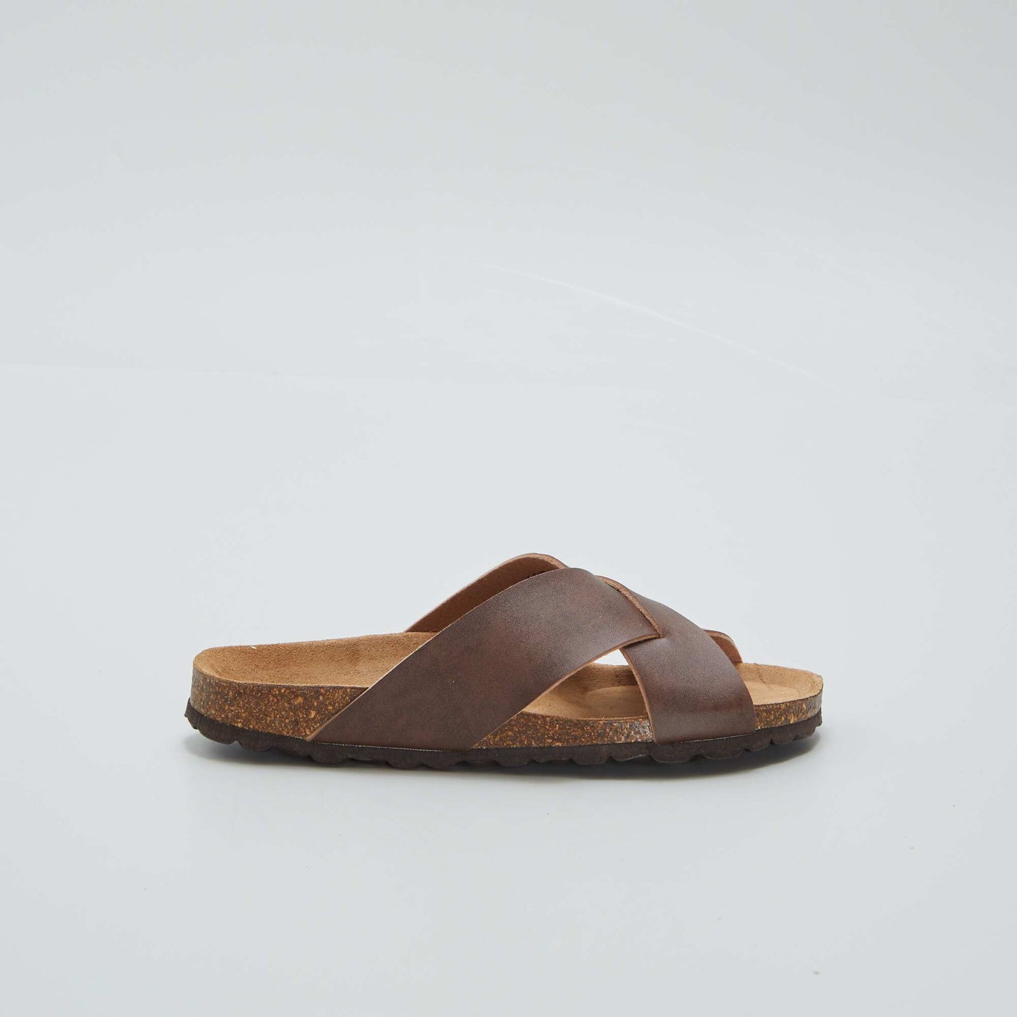Sandales à brides croisées Marron