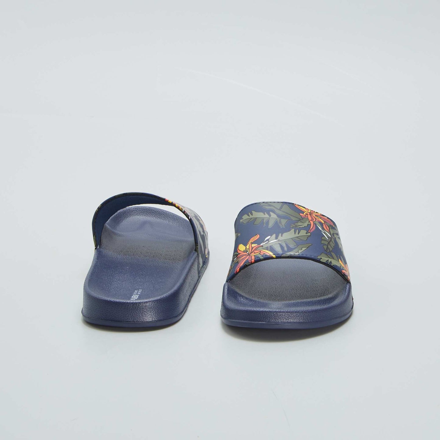 Mules de piscine Bleu