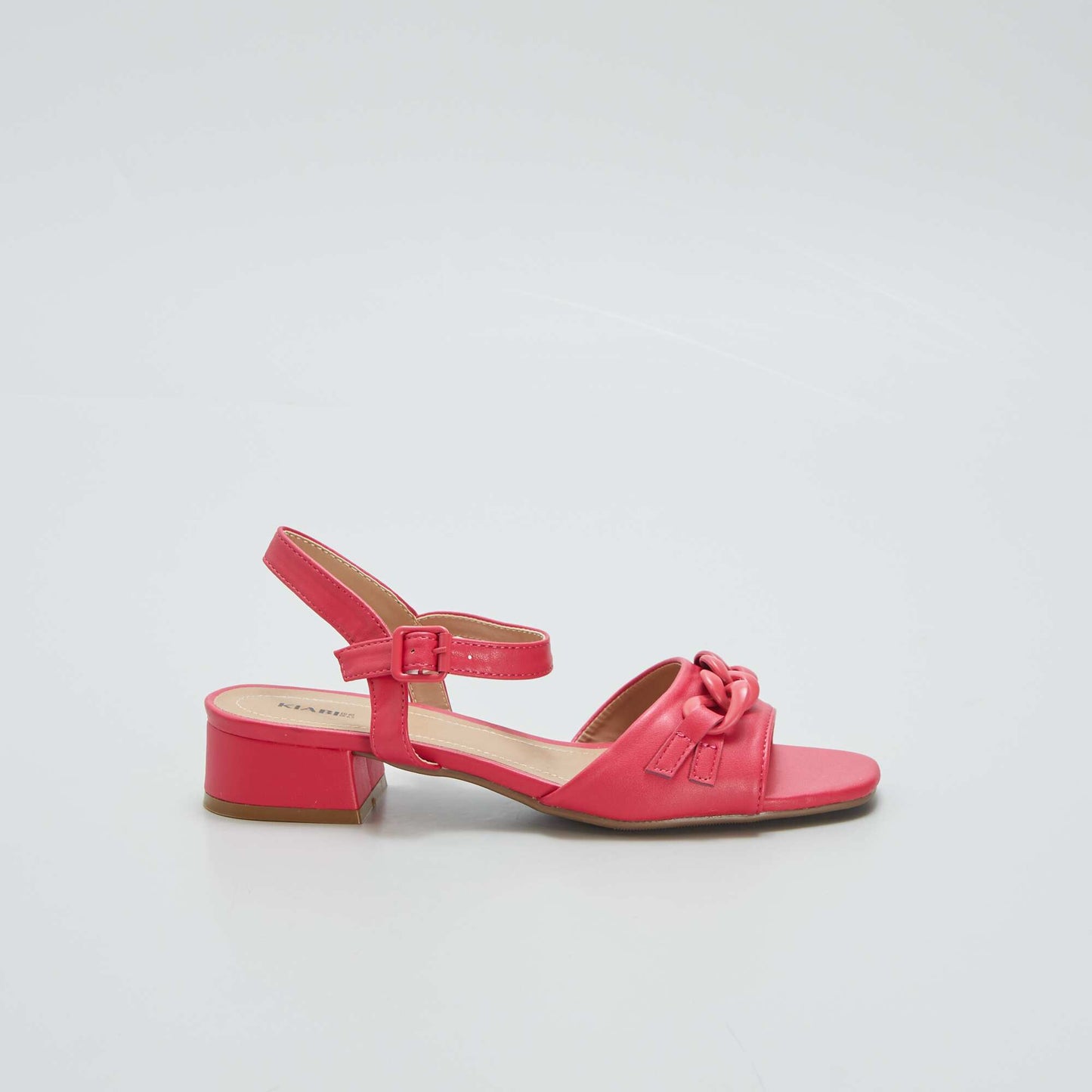 Sandales à talon Rouge