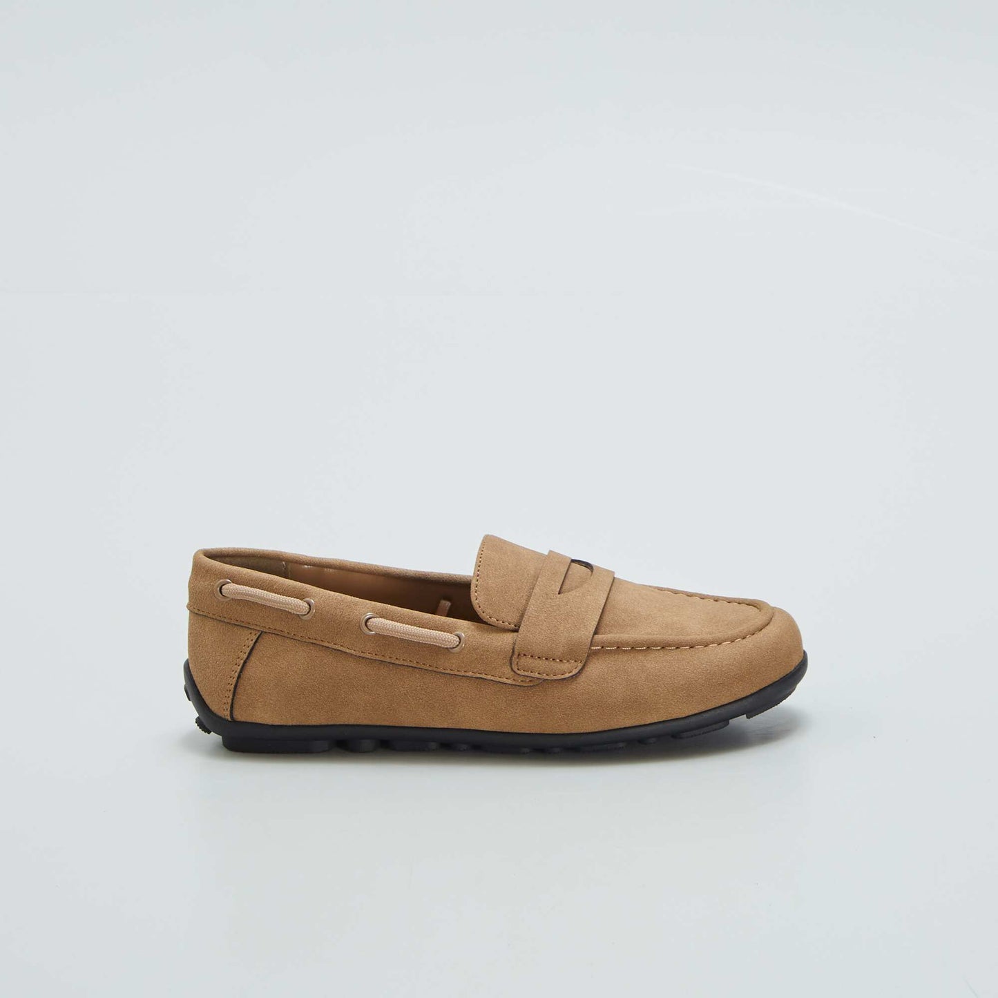 Mocassins en suédine Beige