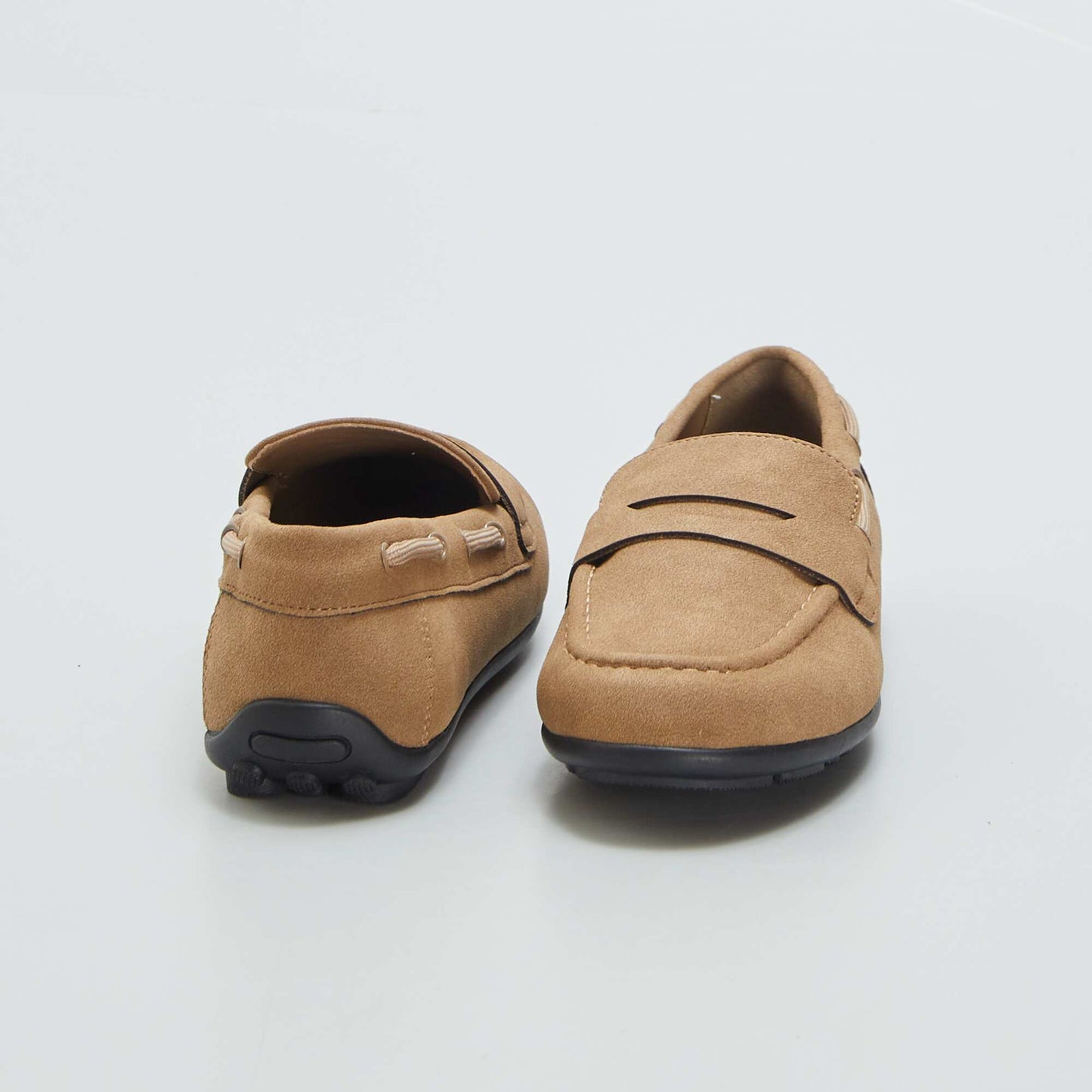 Mocassins en suédine Beige