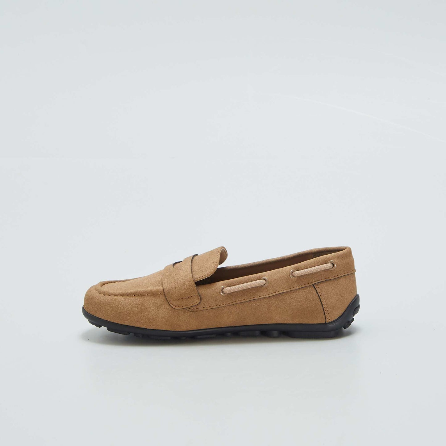 Mocassins en suédine Beige