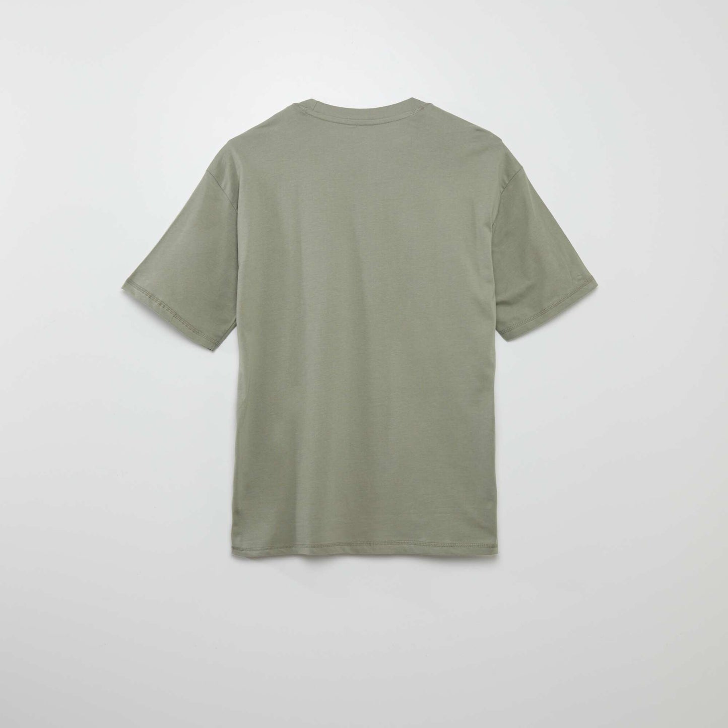 Tee-shirt uni à coupe large Vert