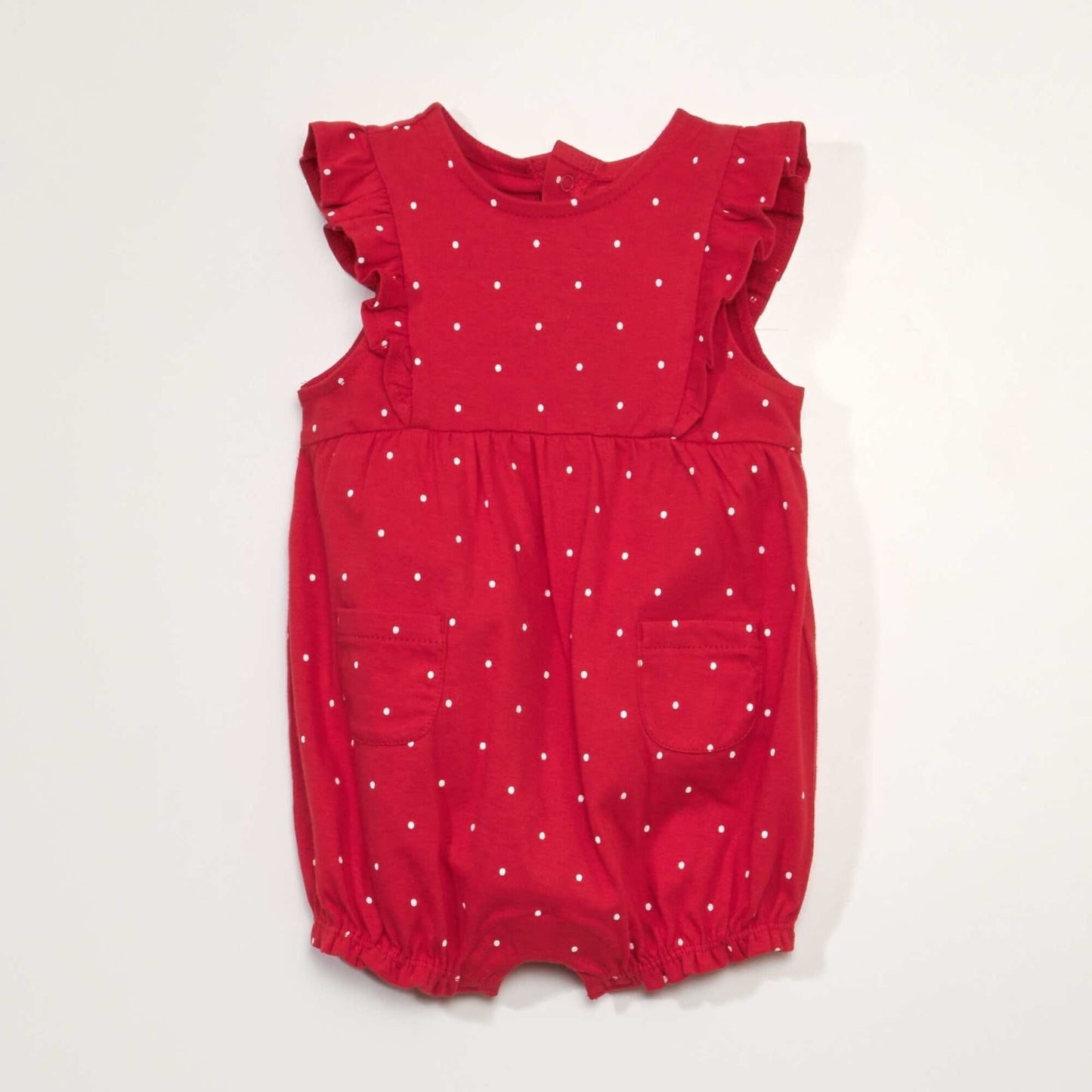 Barboteuse en jersey à motif Rouge