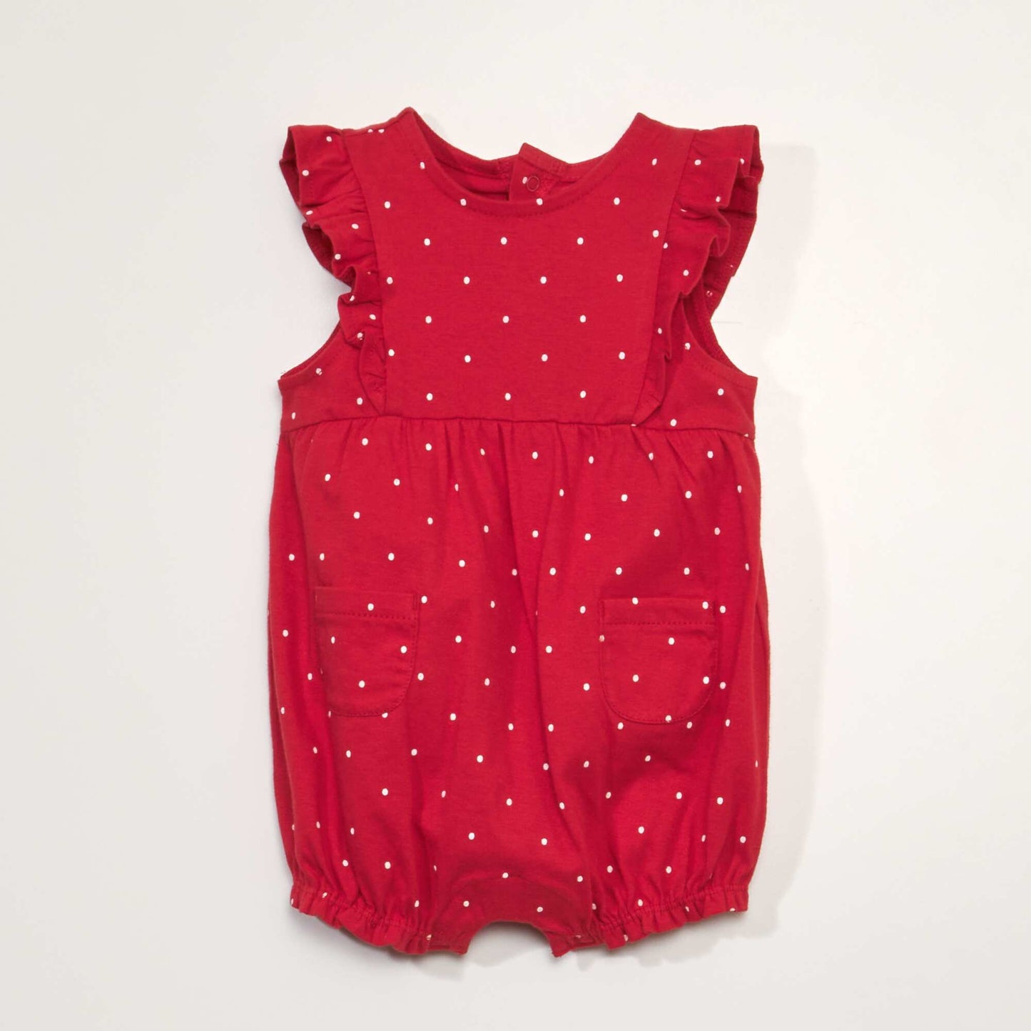Barboteuse en jersey à motif Rouge