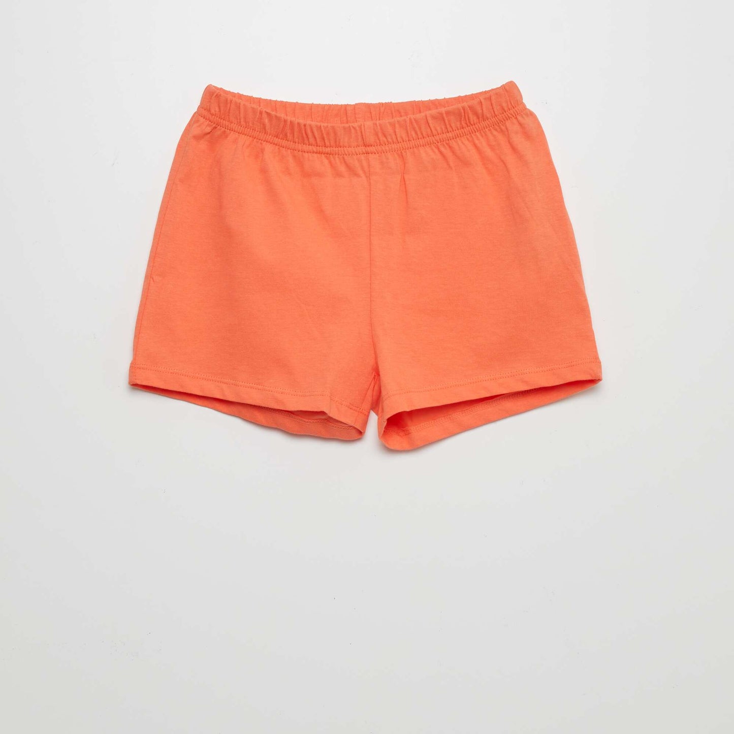 Ensemble pyjama court imprimé - 2 pièces Orange
