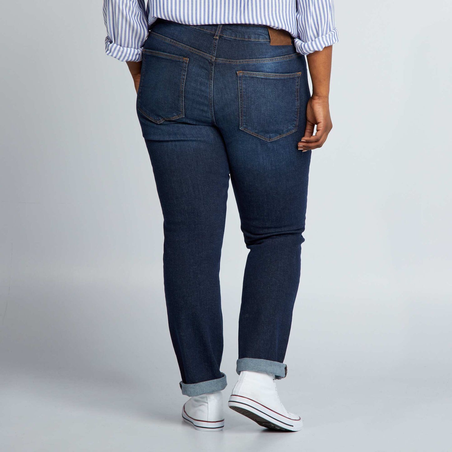 Jean regular 5 poches L30 Brut