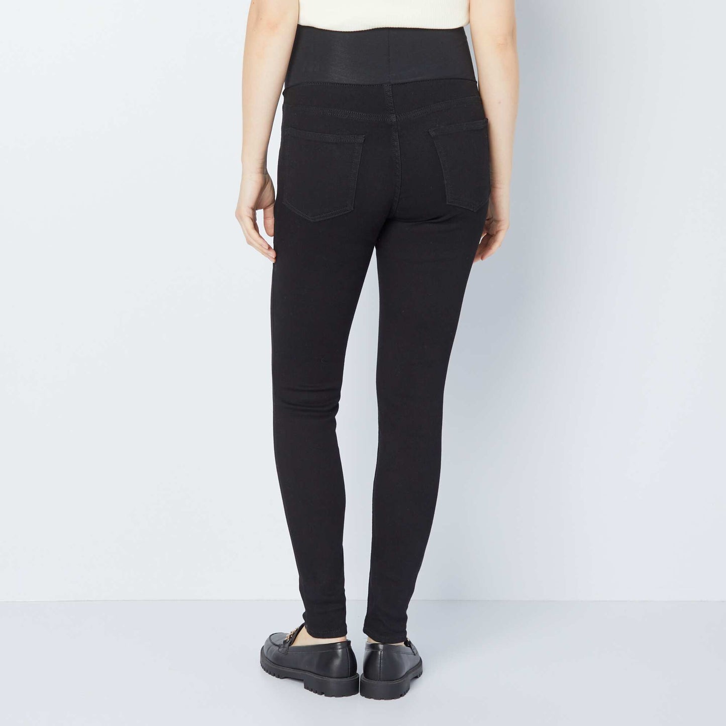 Jegging grossesse avec bandeau Noir
