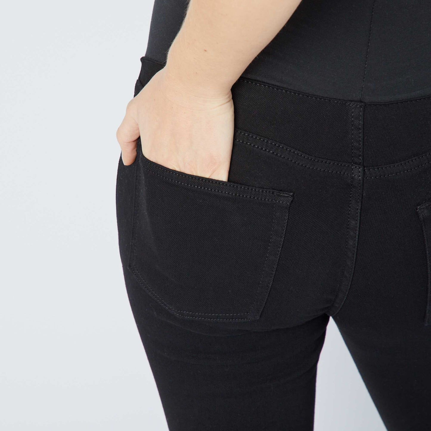 Jegging grossesse avec bandeau Noir
