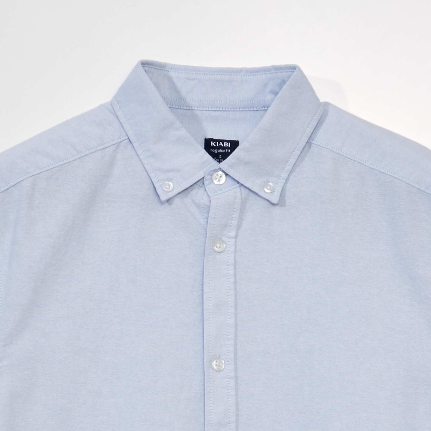 Chemise en coton oxford Bleu