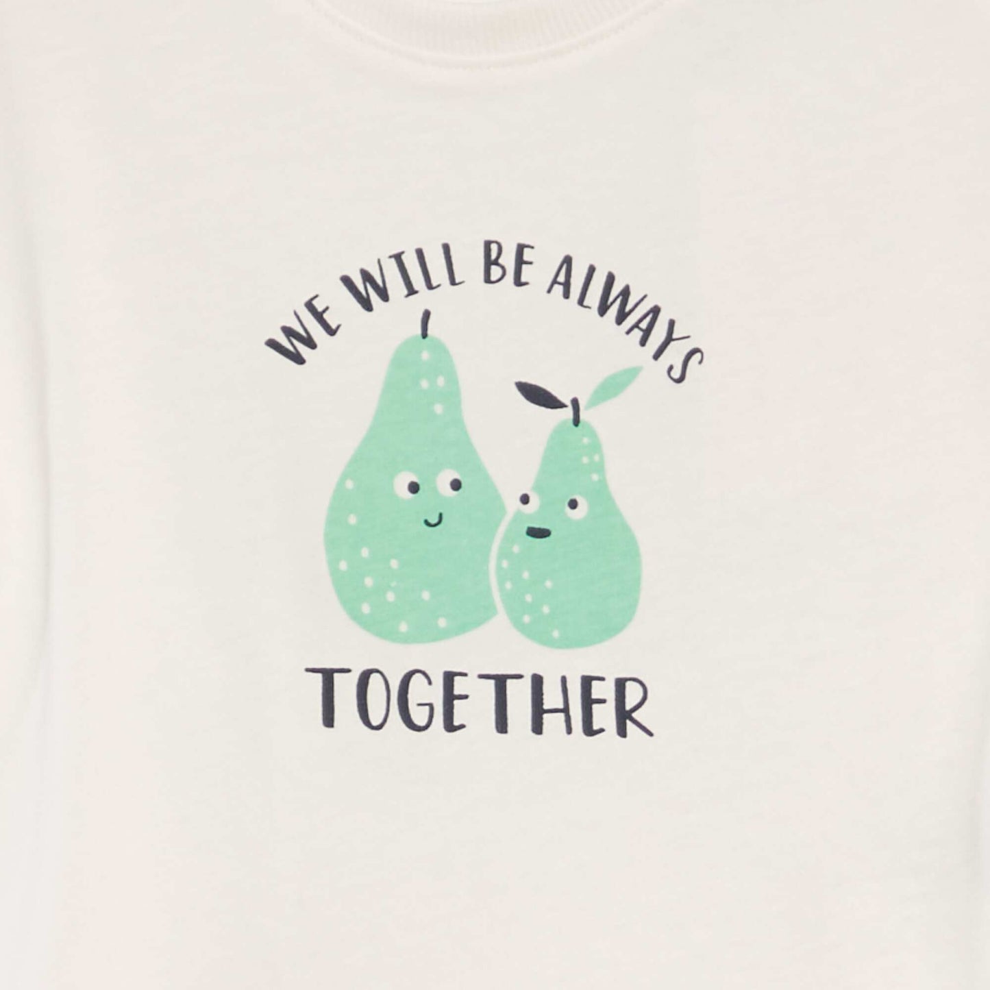 Ensemble t-shirt + short - 2 pièces Blanc/vert