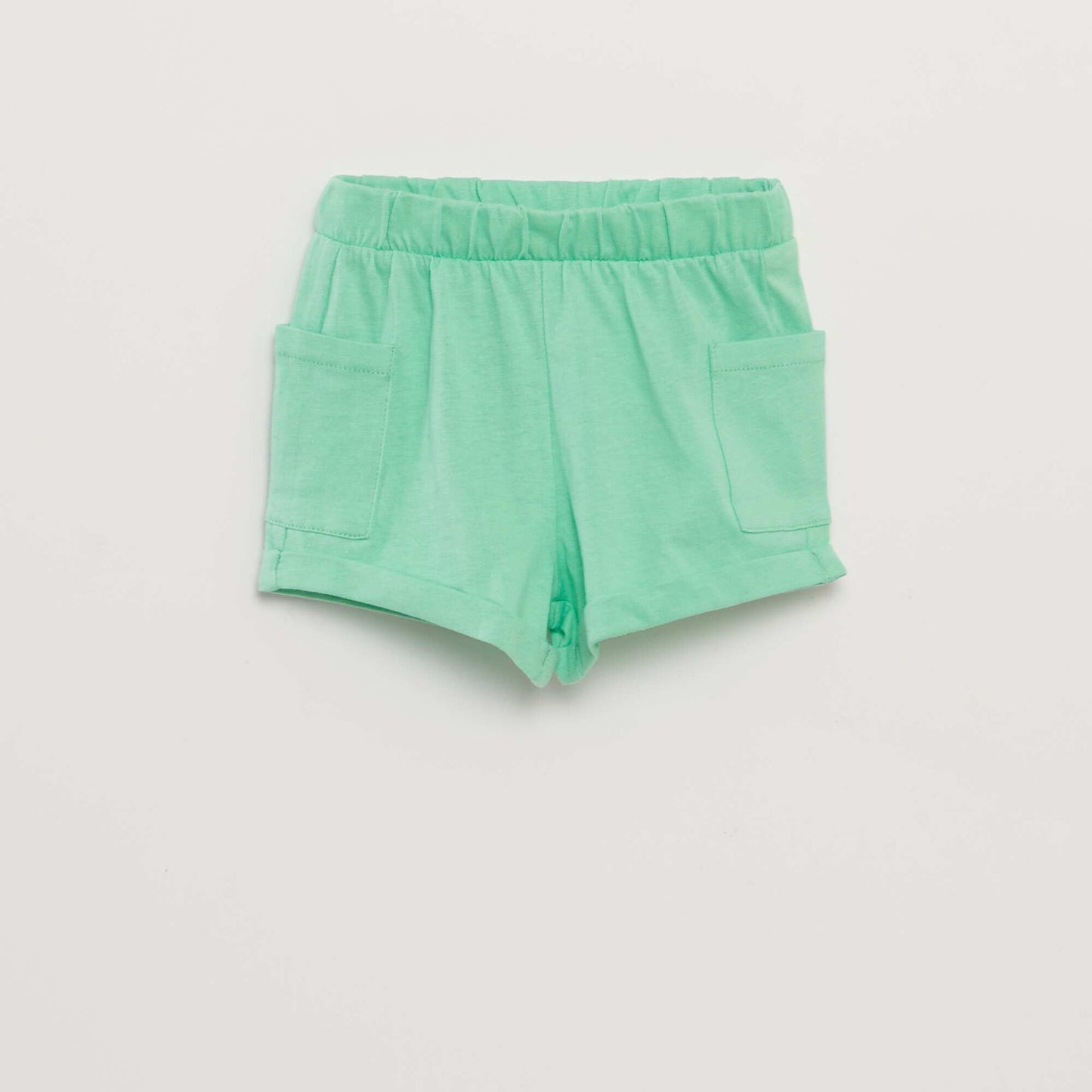 Ensemble t-shirt + short - 2 pièces Blanc/vert