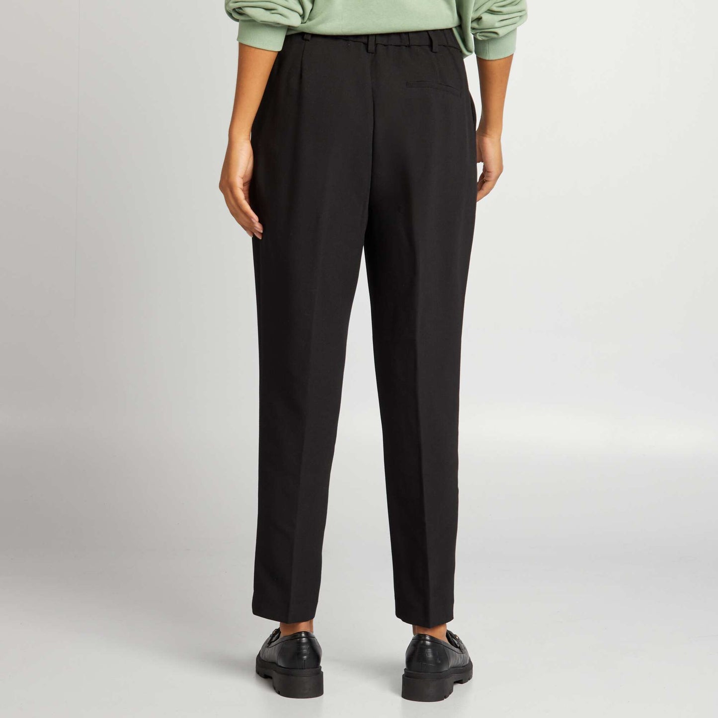 Pantalon cigarette noir