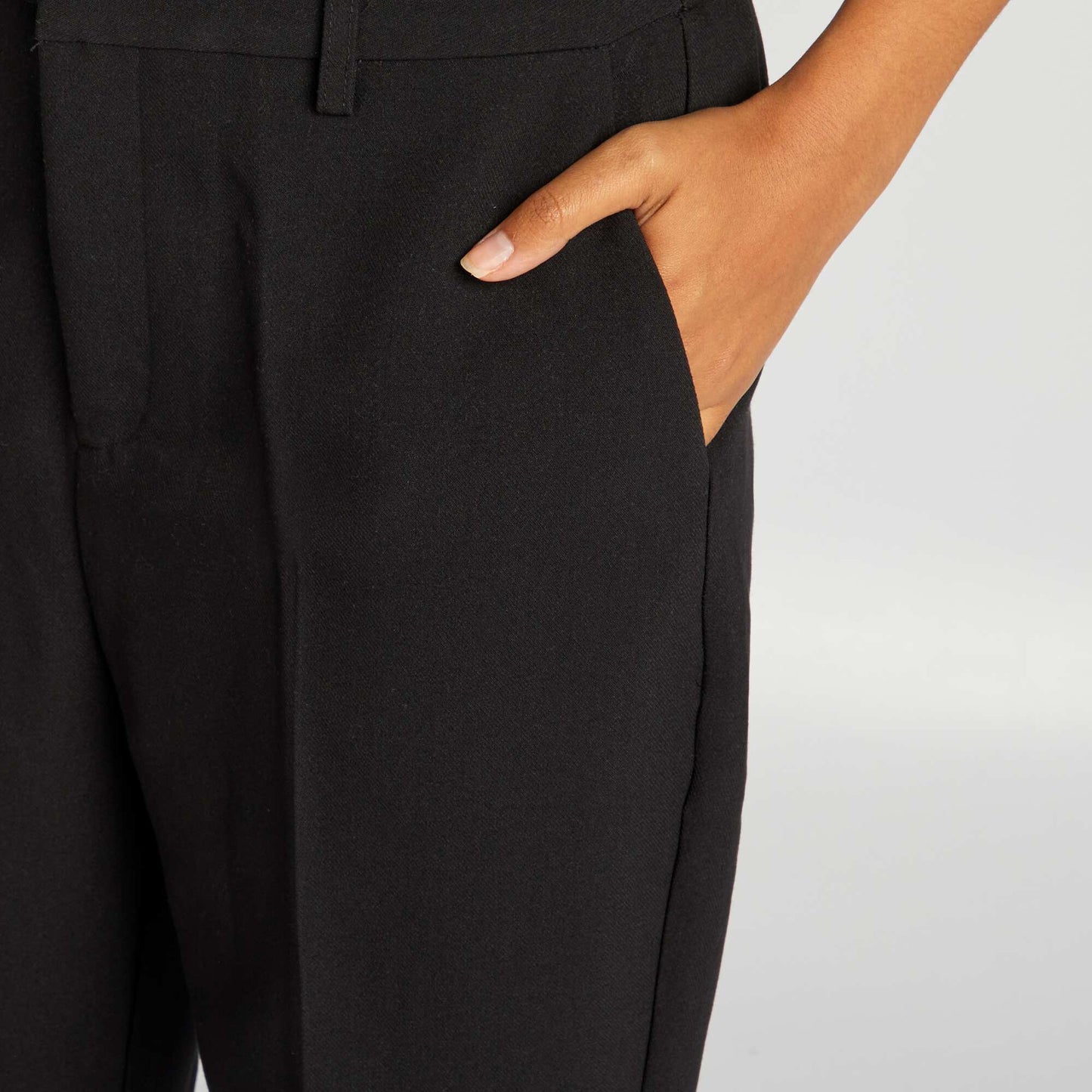 Pantalon cigarette noir
