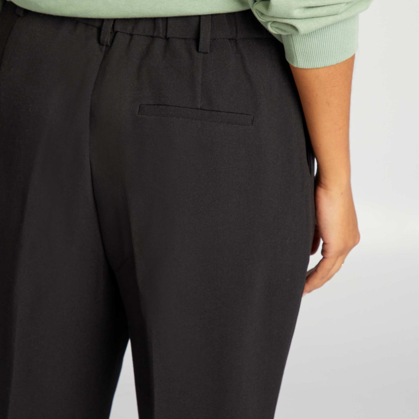 Pantalon cigarette noir
