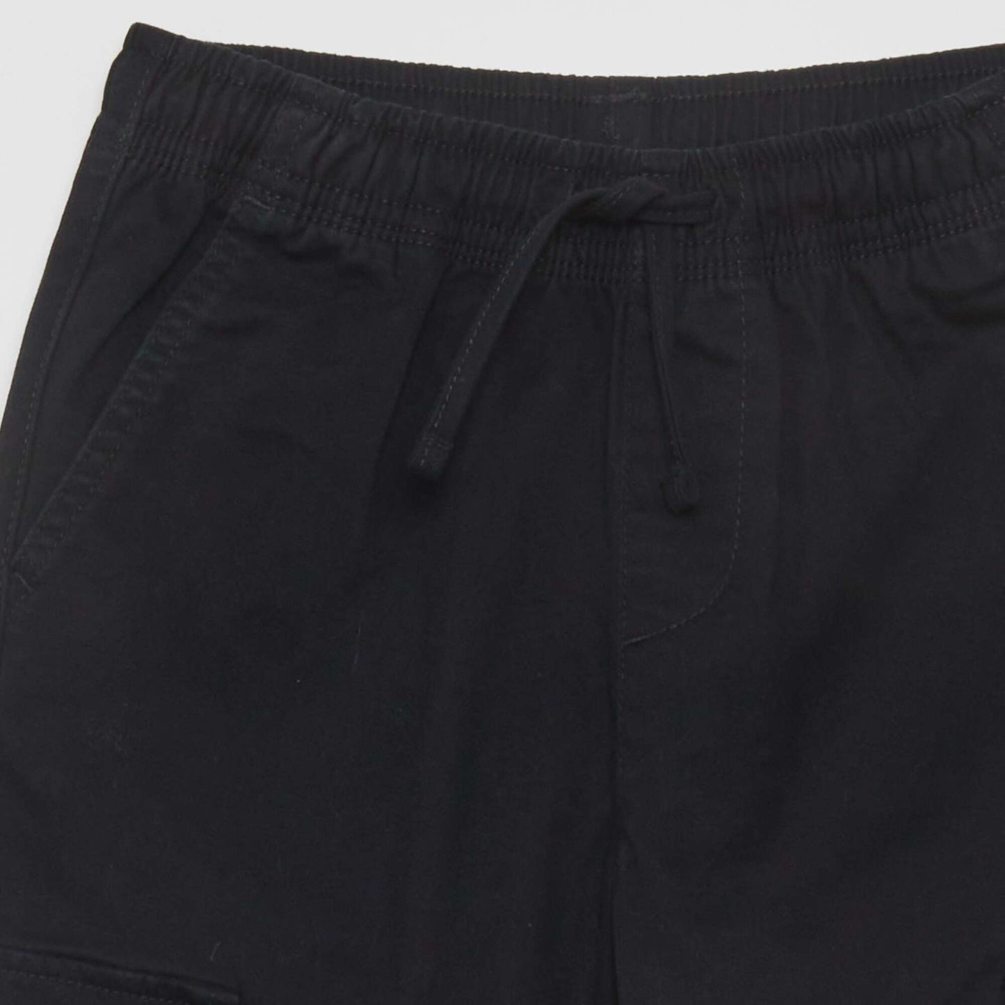 Pantalon stretch multipoches noir
