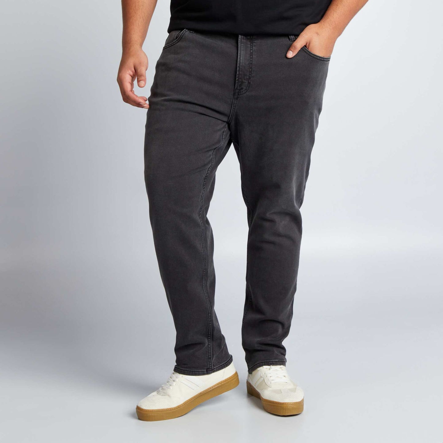 Jean slim stretch - L32 Gris anthracite