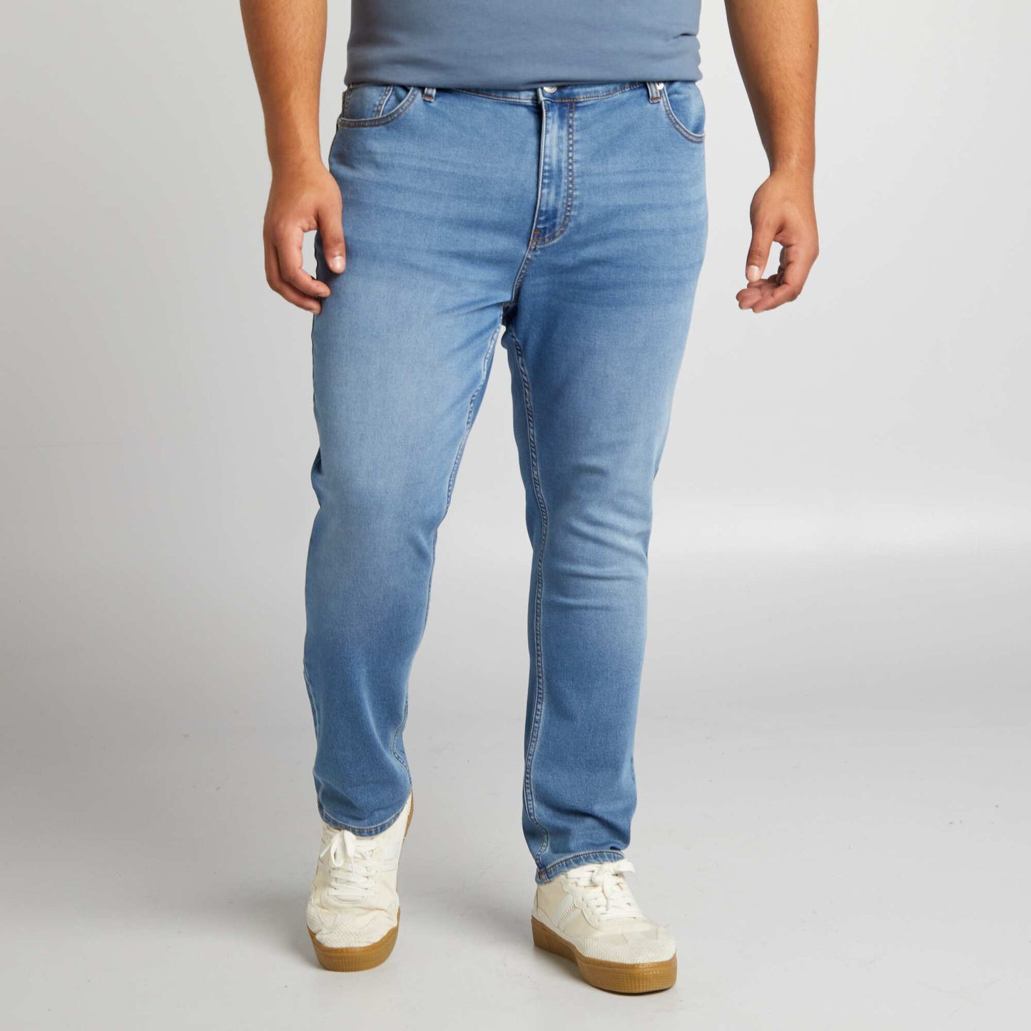 Jean slim stretch - L32 Bleu délavé