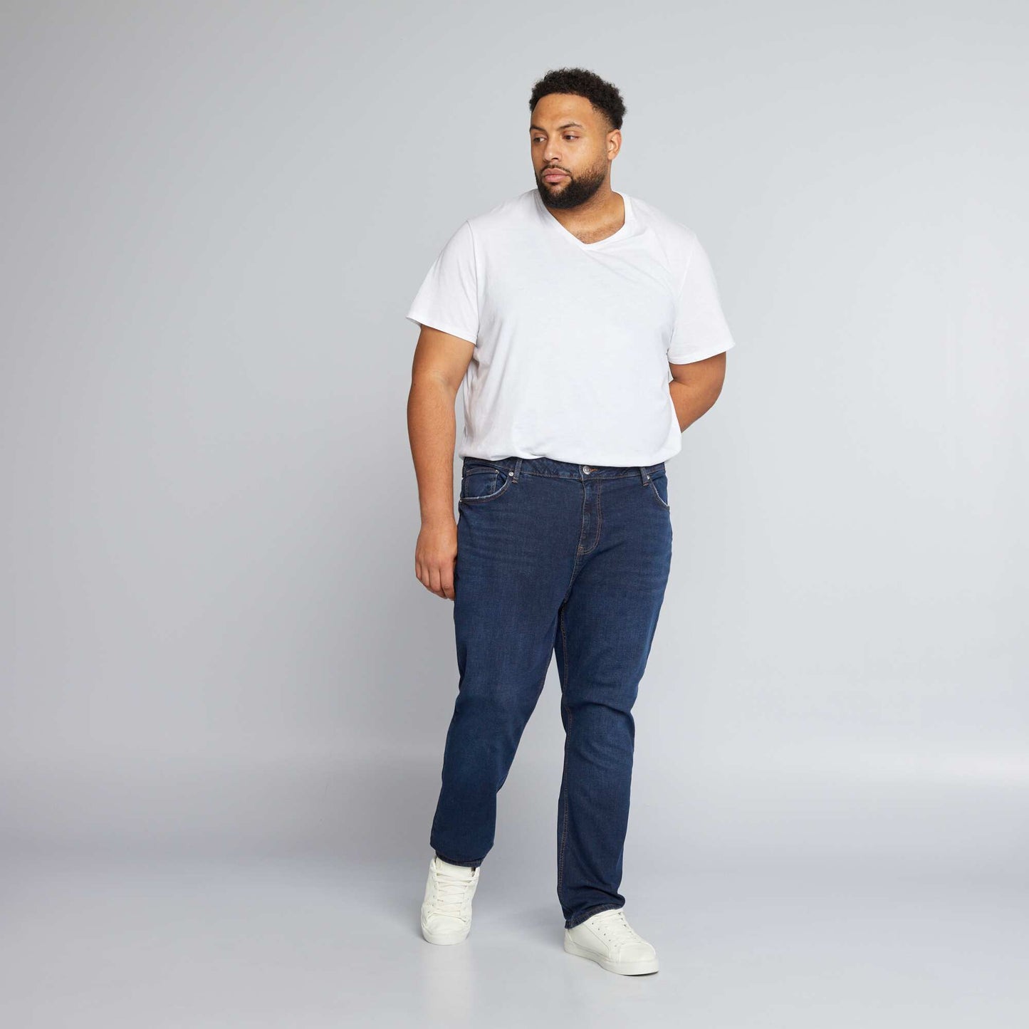 Jean slim à 5 poches - L32 Brut
