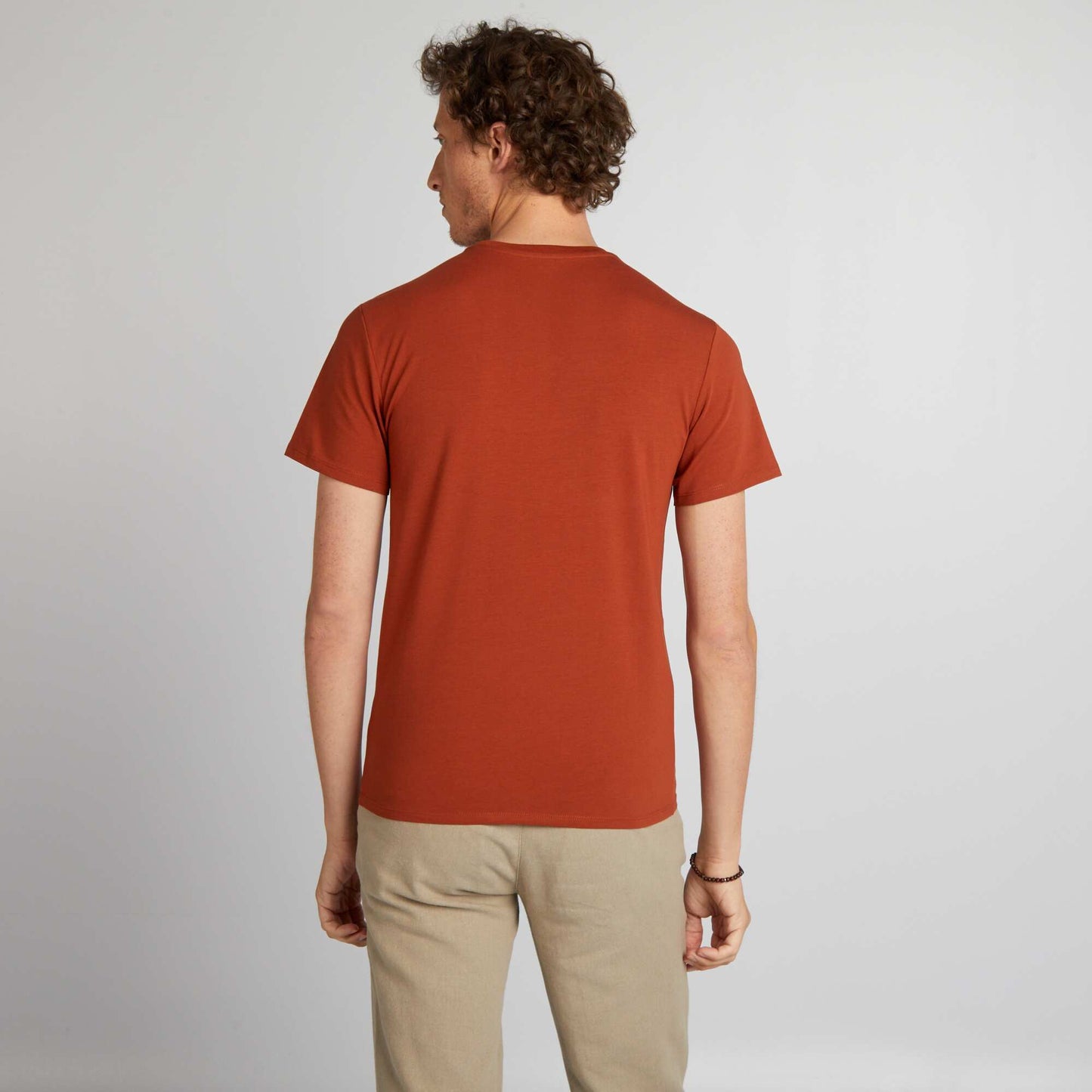 Tee-shirt uni - Muscle fit Orange