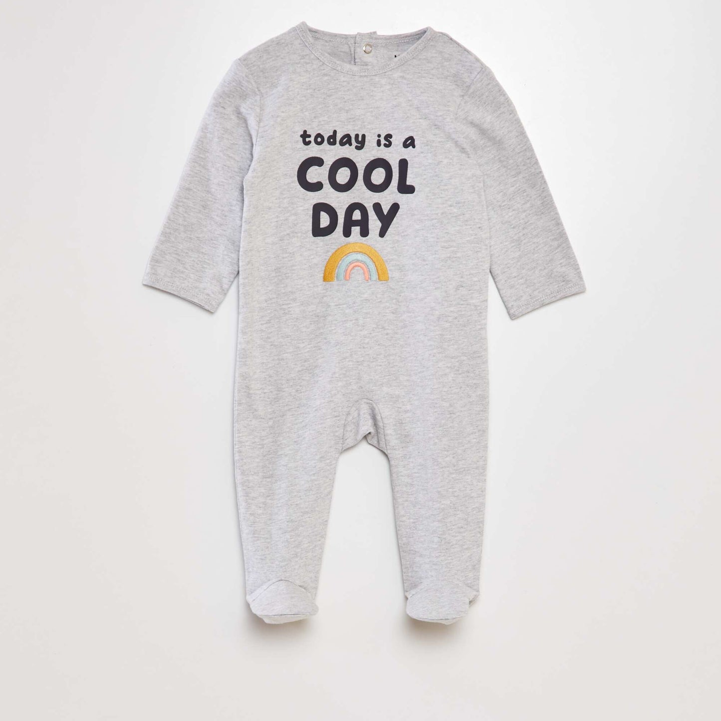 Pyjama dors-bien en coton GRIS