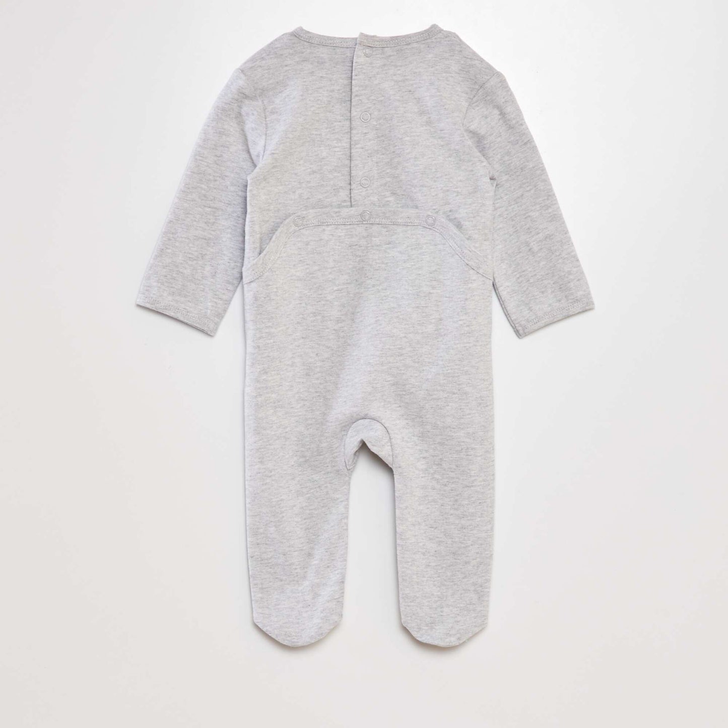 Pyjama dors-bien en coton GRIS