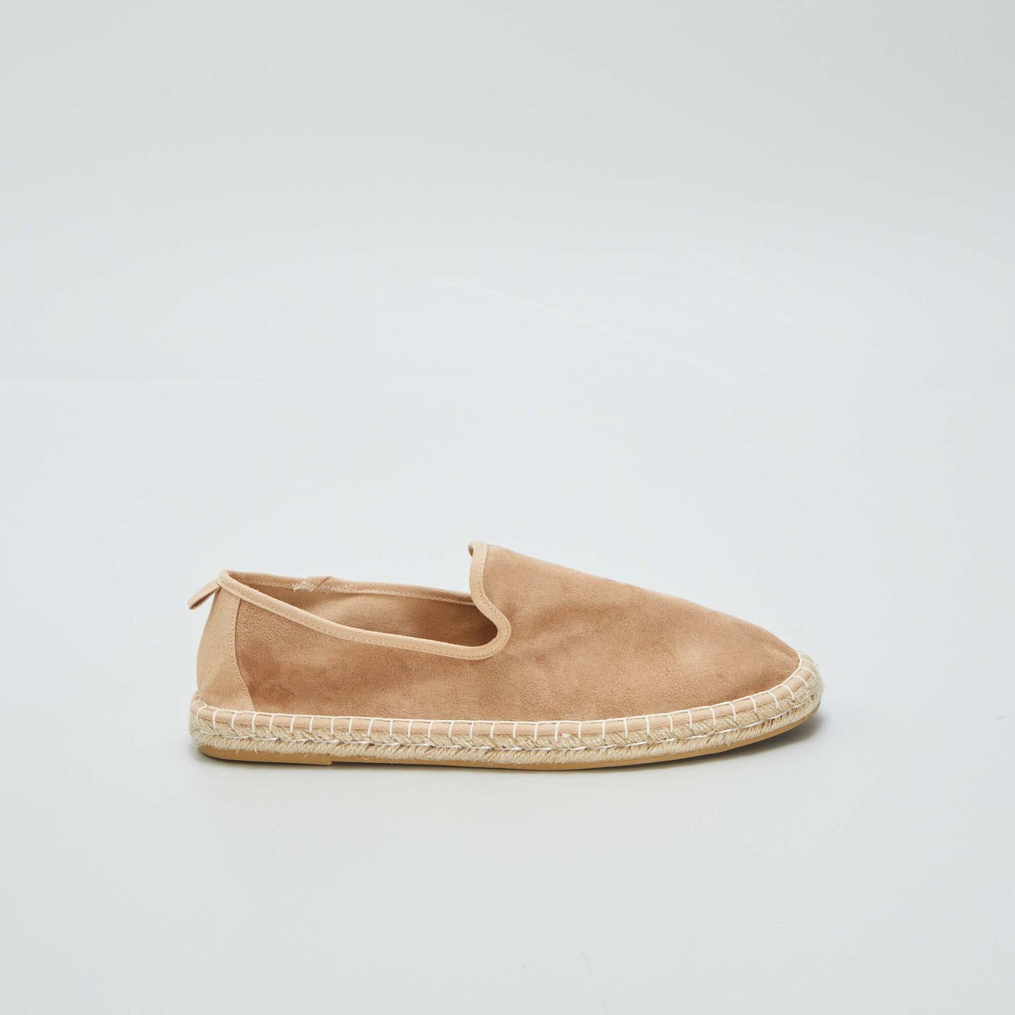 Espadrilles en suédine Beige