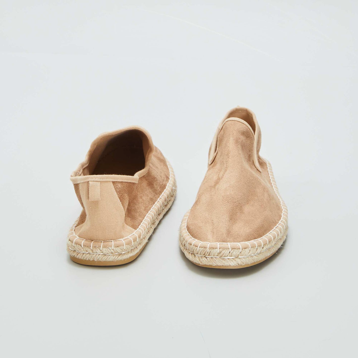 Espadrilles en suédine Beige