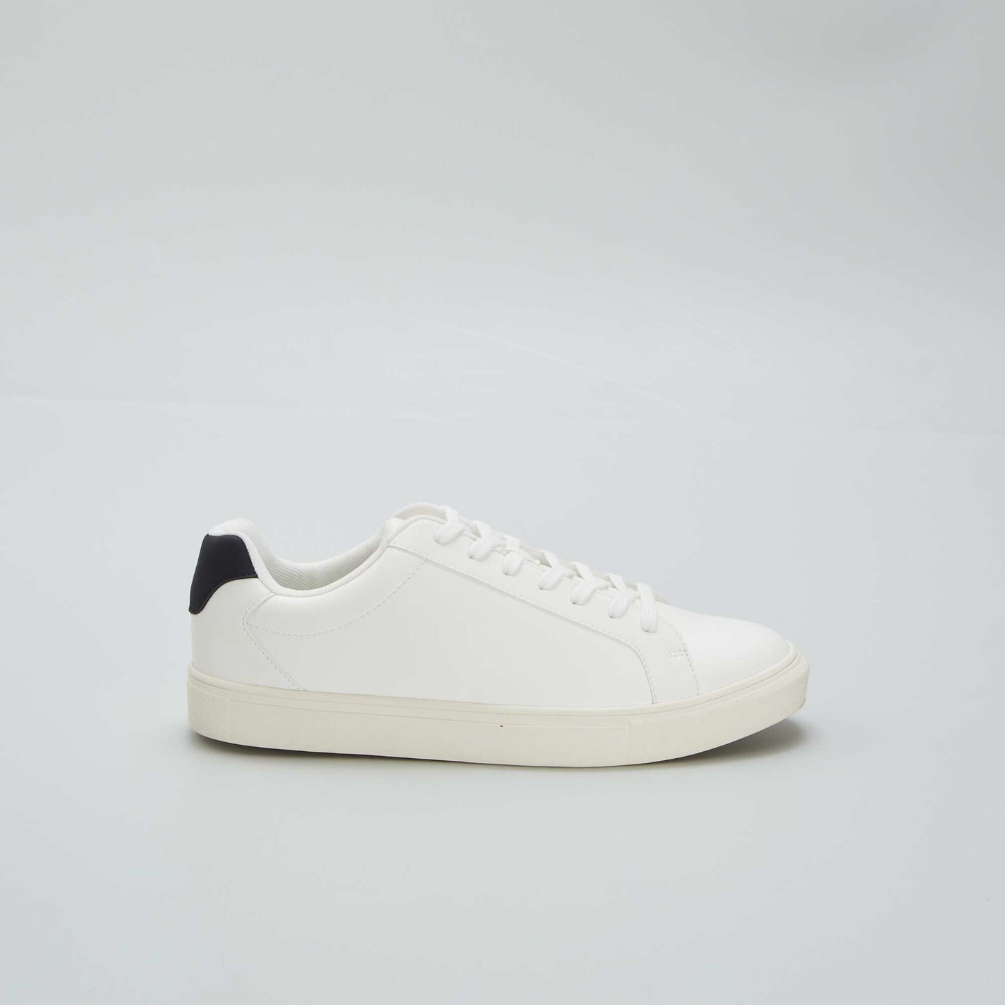 Baskets basses texturées BLANC