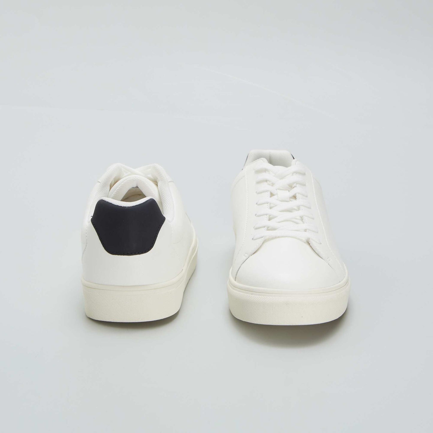 Baskets basses texturées BLANC