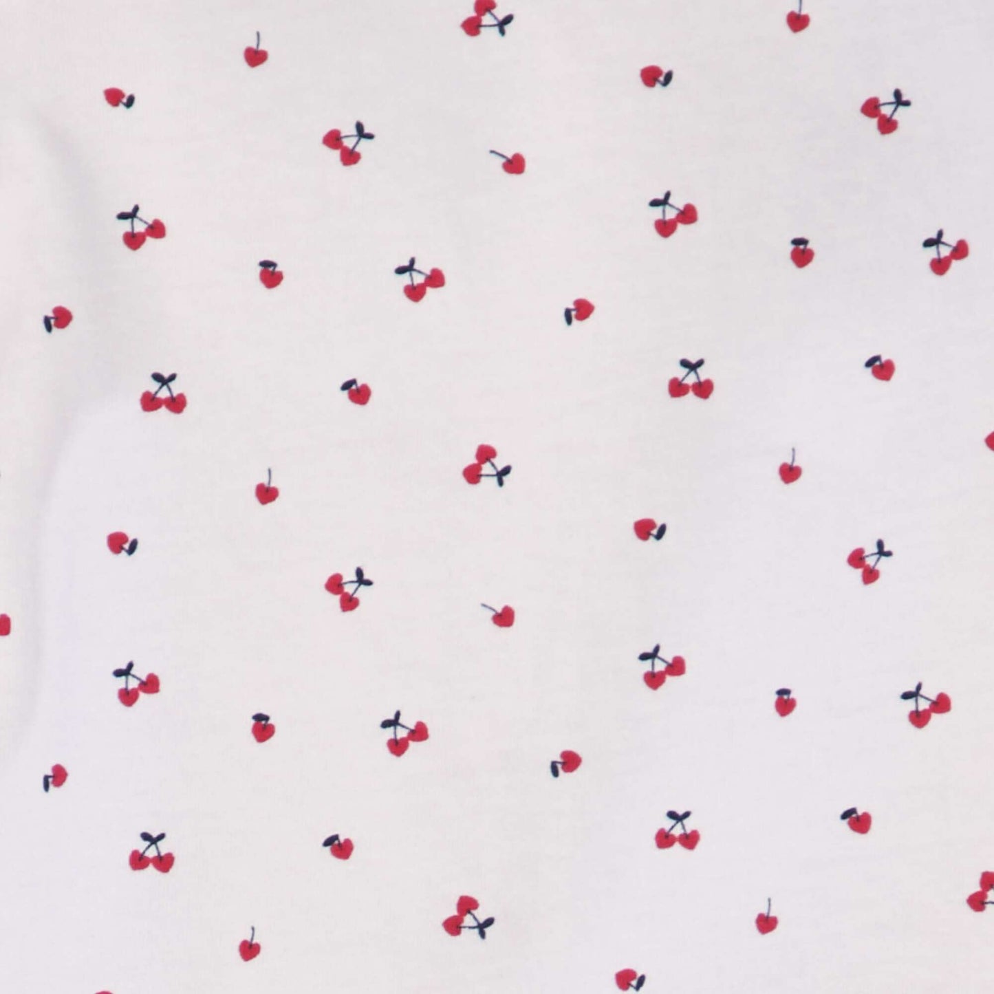 T-shirt à volants BLANC CERISE