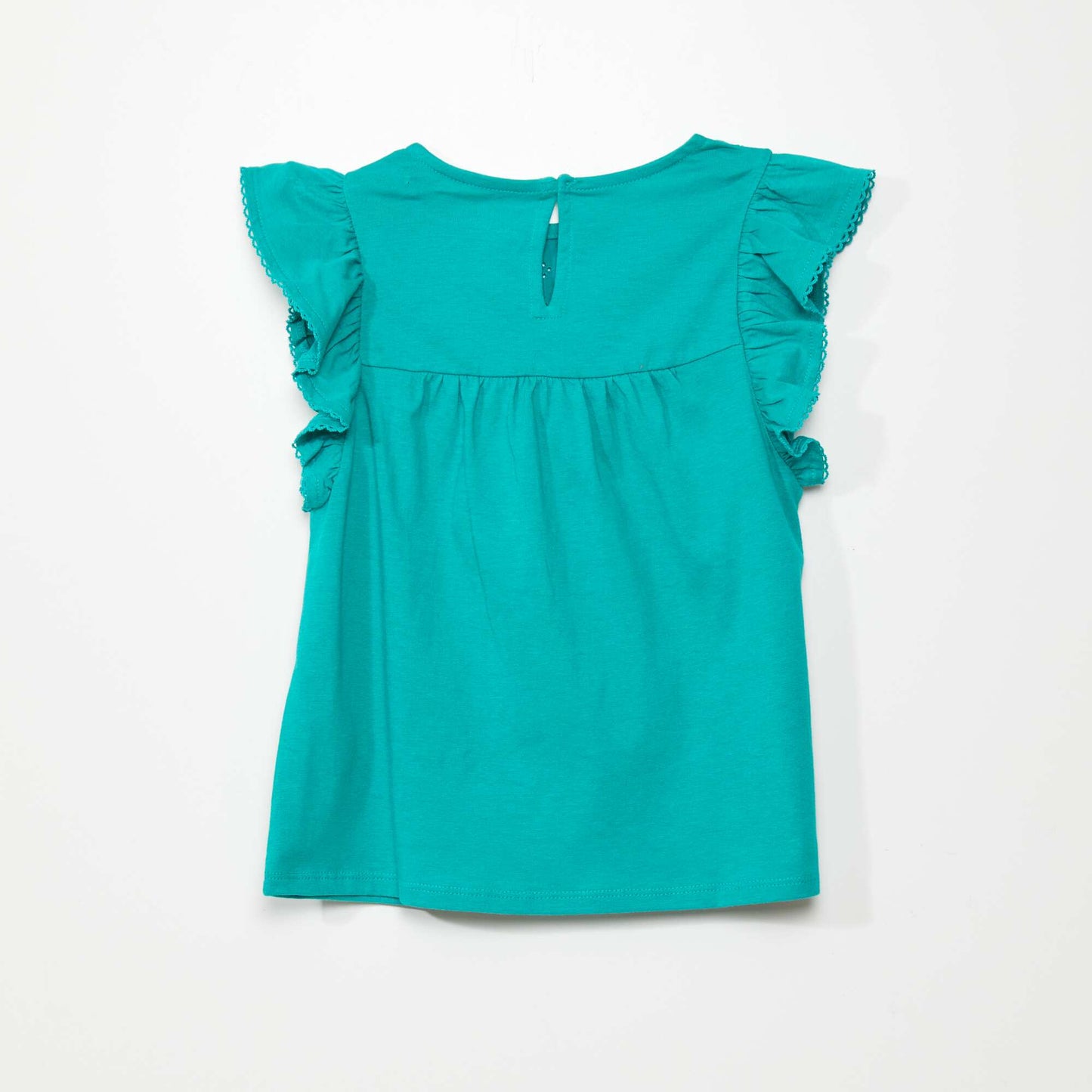 T-shirt avec broderie Vert