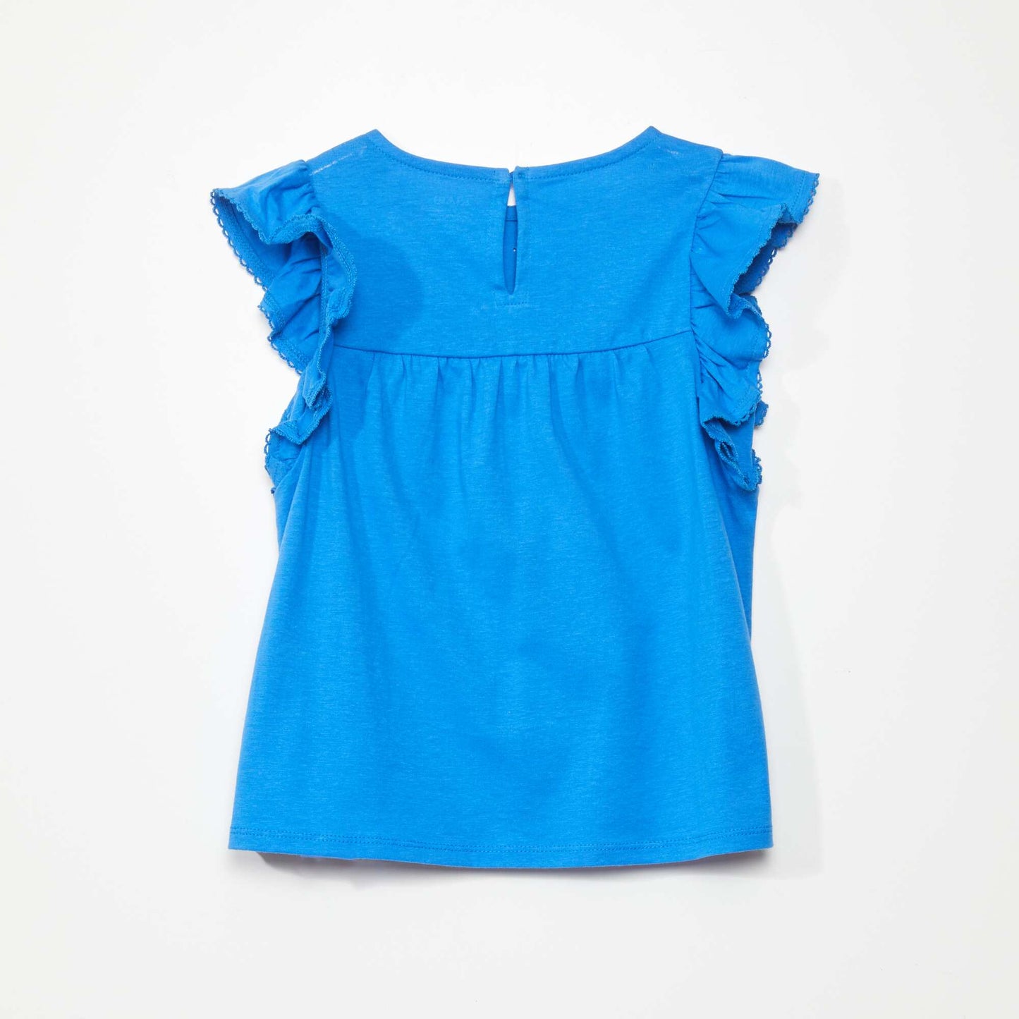 T-shirt avec broderie Bleu