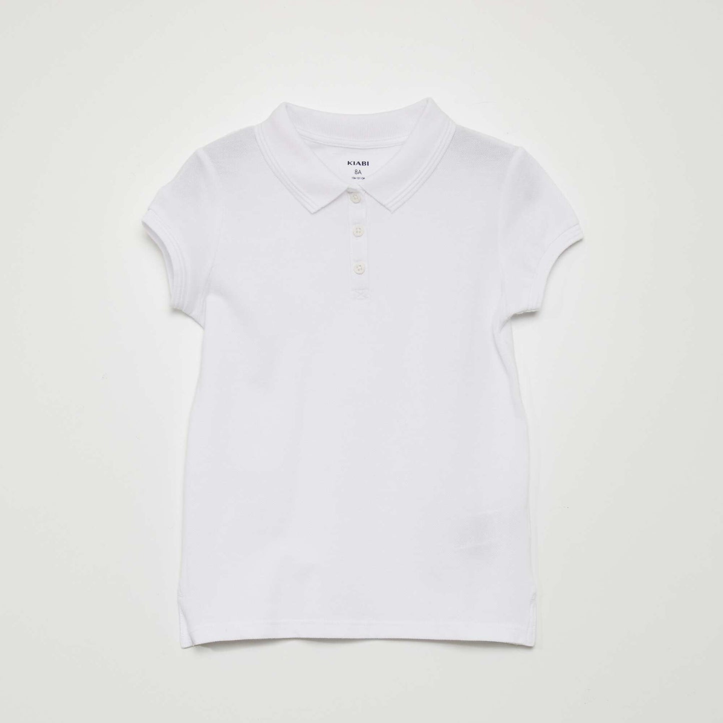 Polo manches courtes blanc