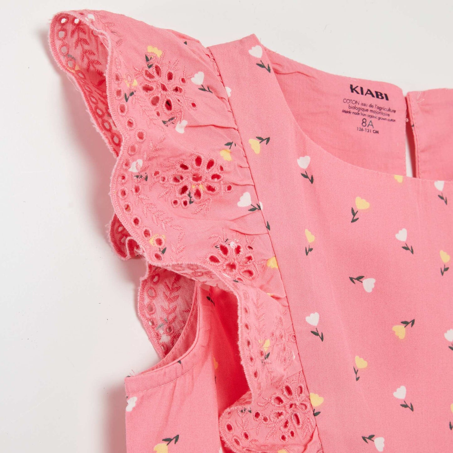 Robe à volants Rose