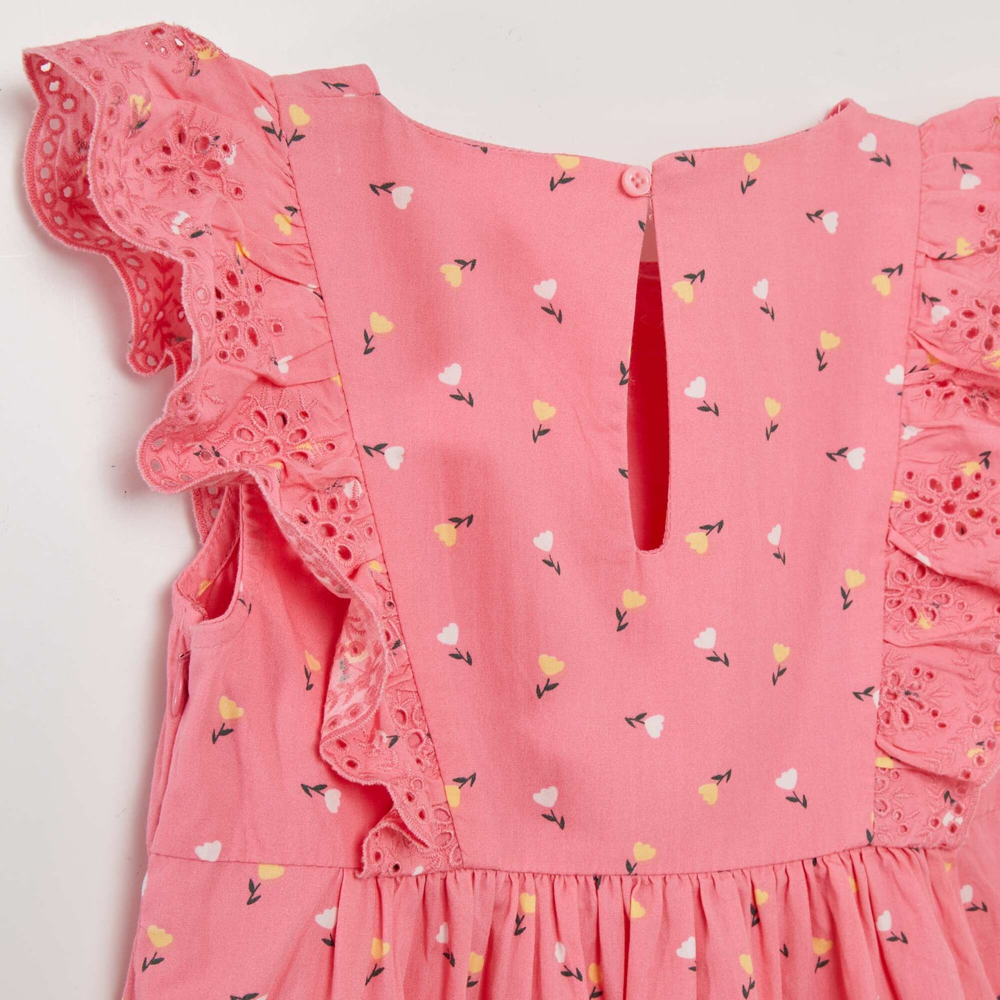 Robe à volants Rose