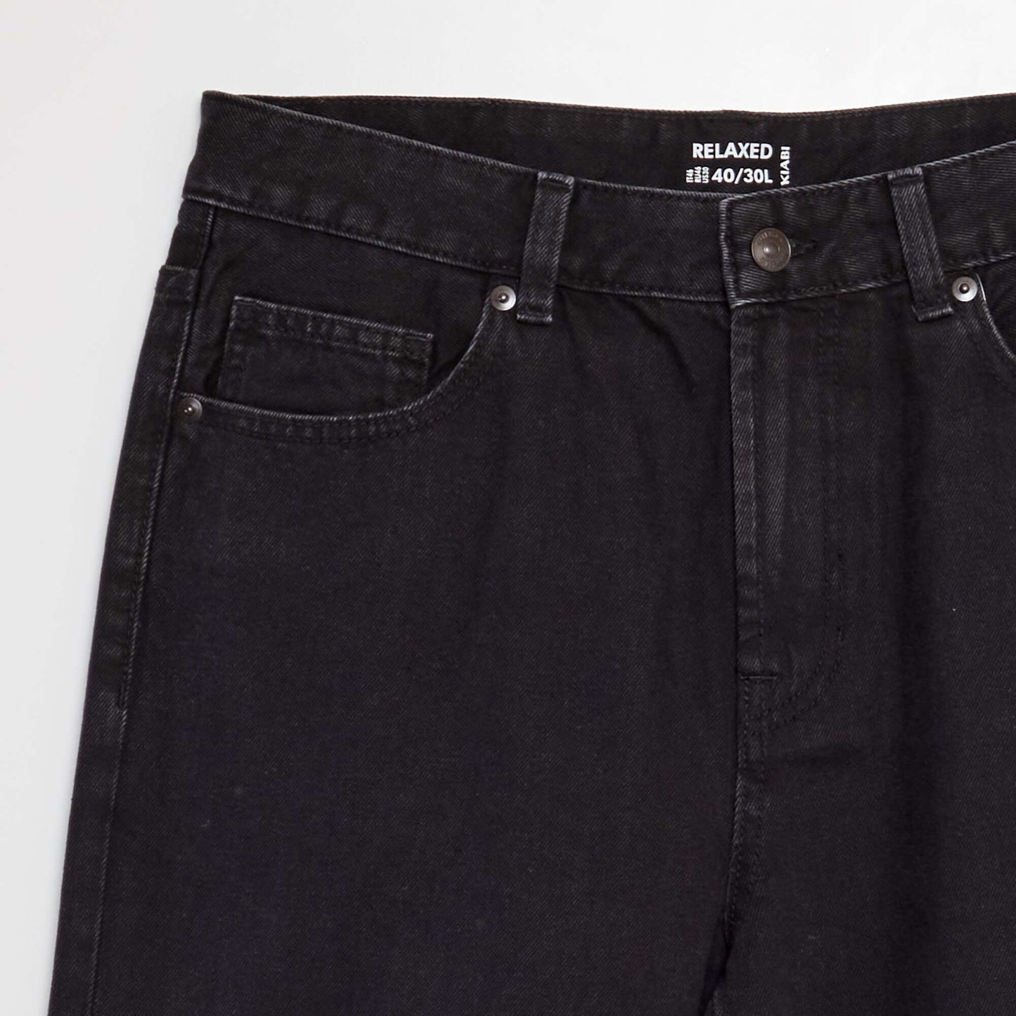 Jean relaxed fit Noir