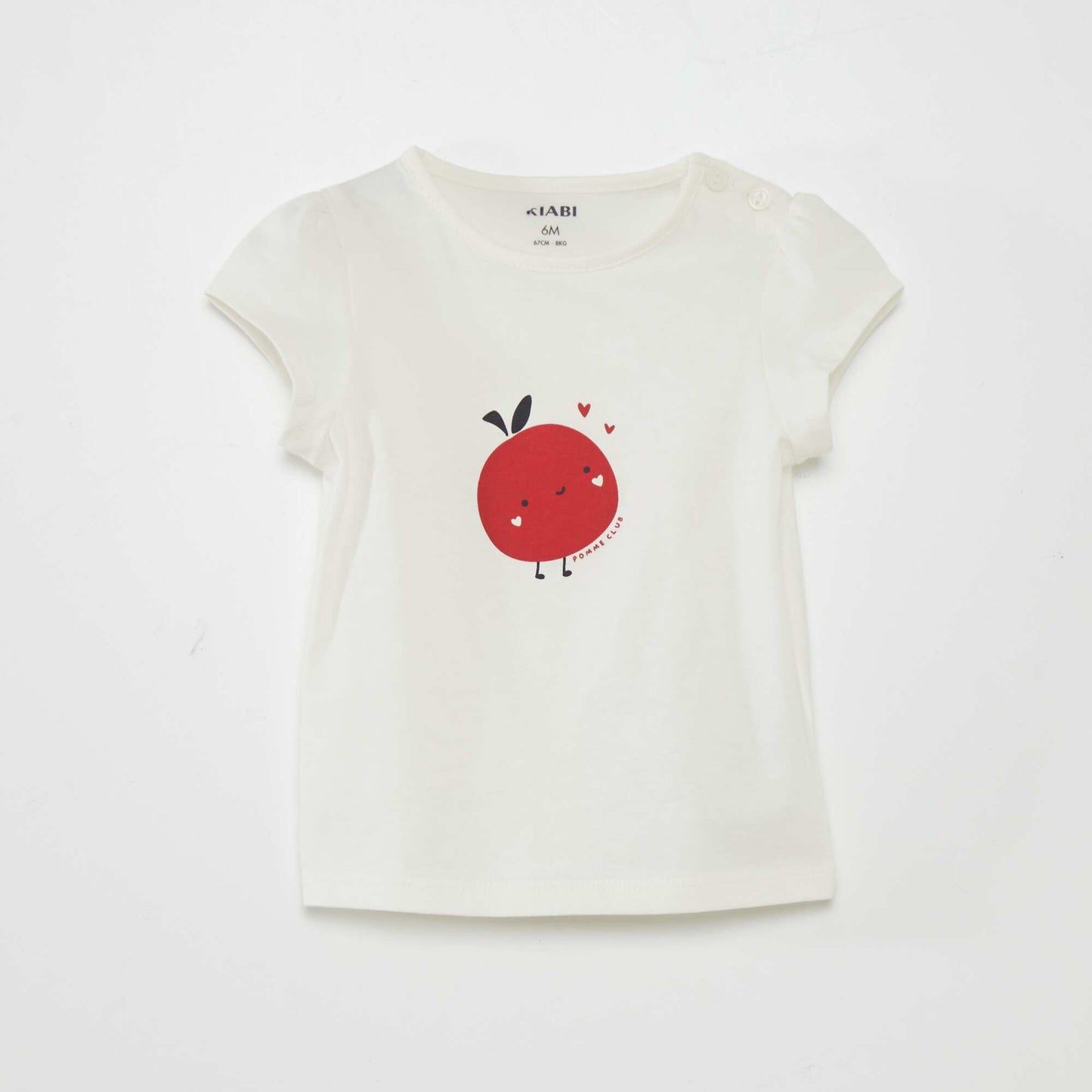 T-shirt animé Blanc