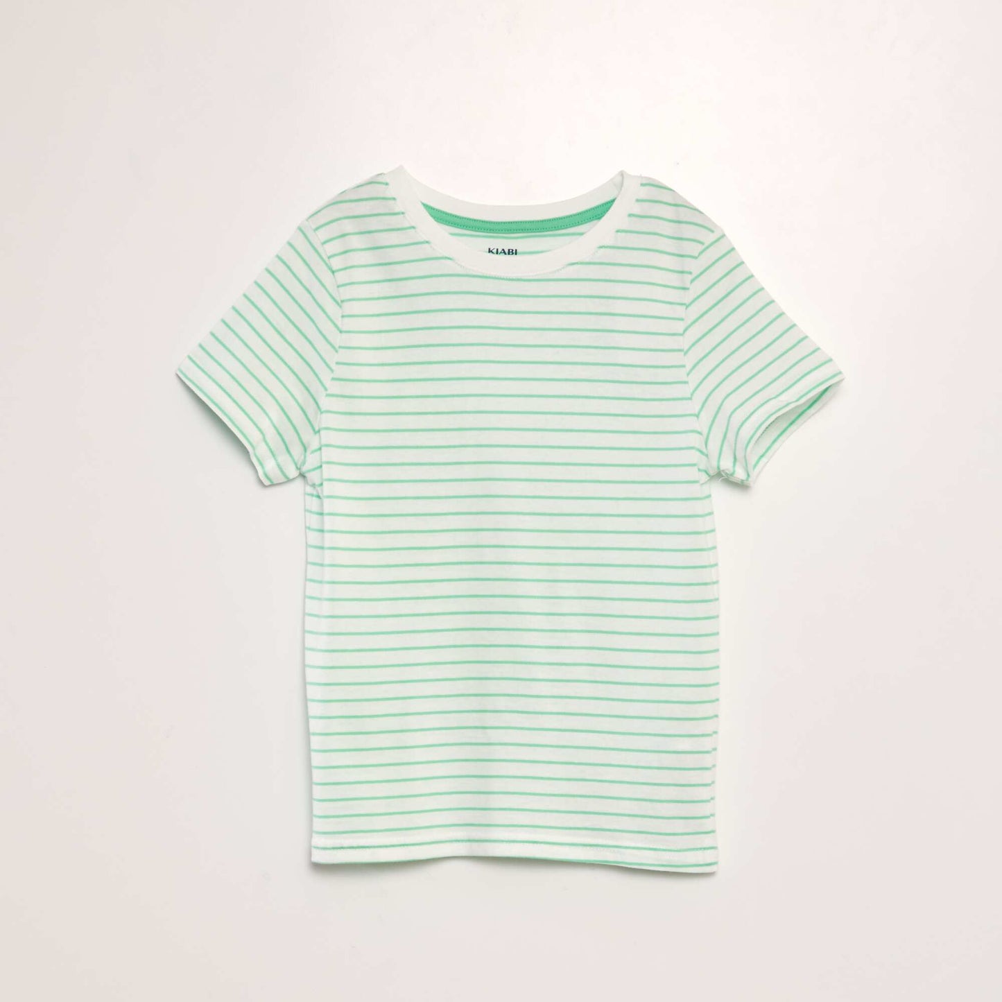 T-shirt rayé Vert rayures
